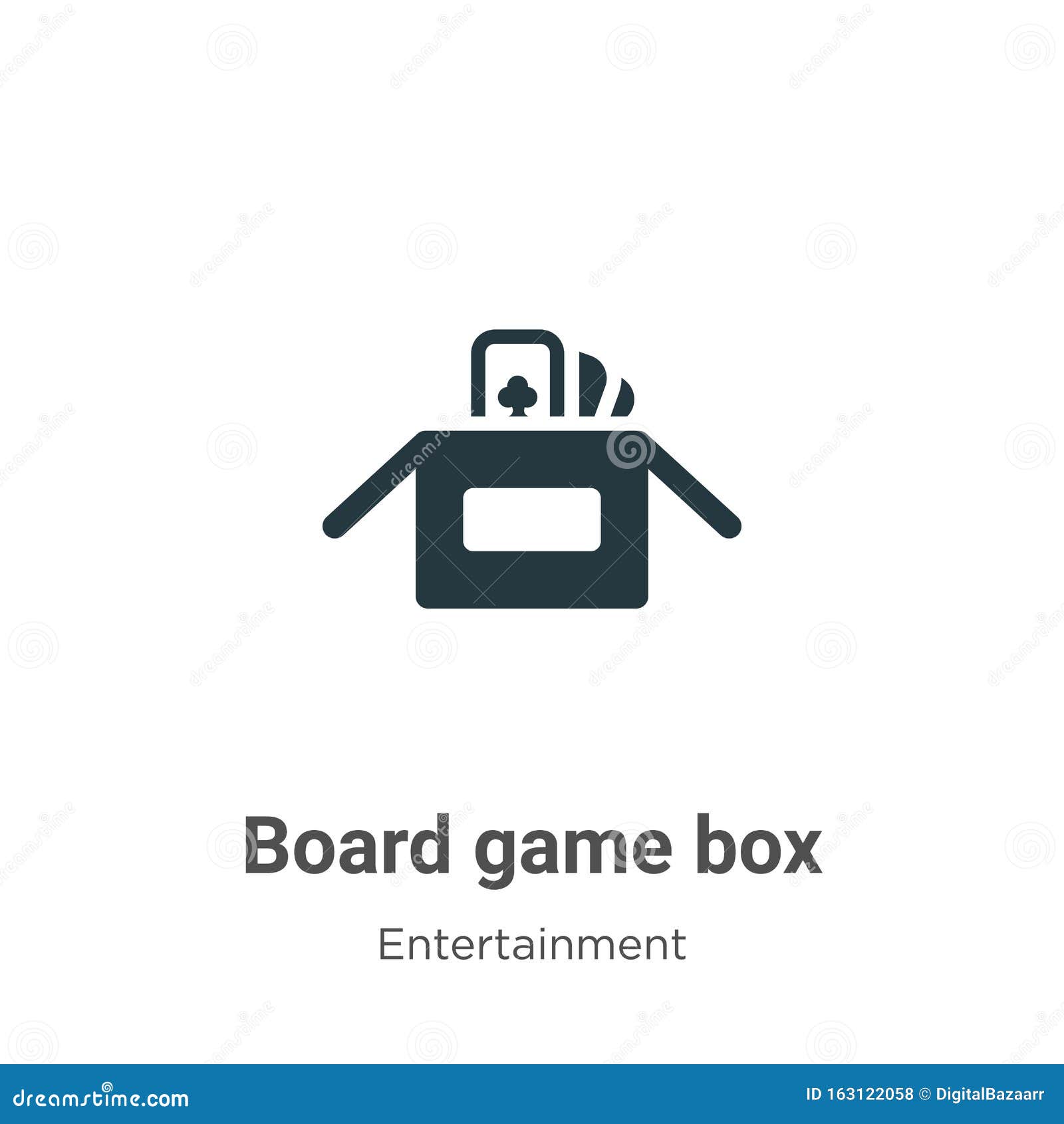 Board Game Box Vector Icon On White Background Flat Vector Board Game Box Icon Symbol Sign From Modern Entertainment Collection Stock Vector Illustration Of Card Paper