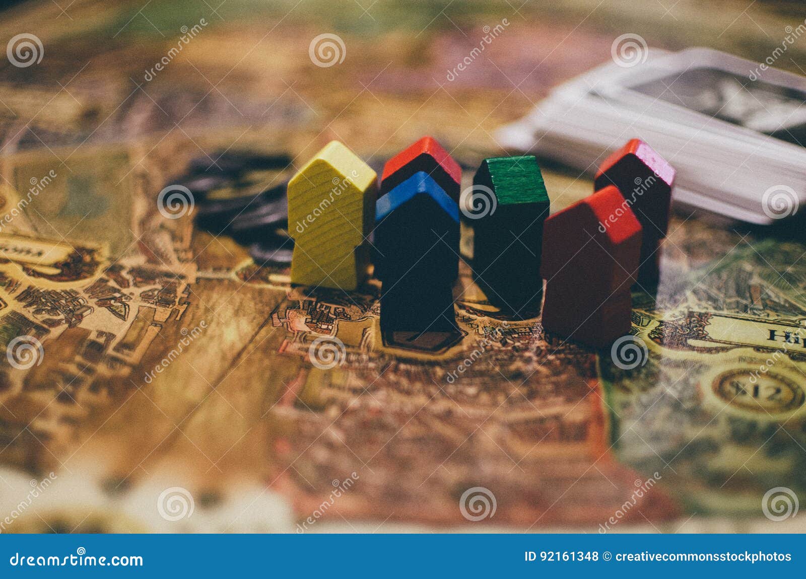 Board Game Houses Picture. Image 92161348