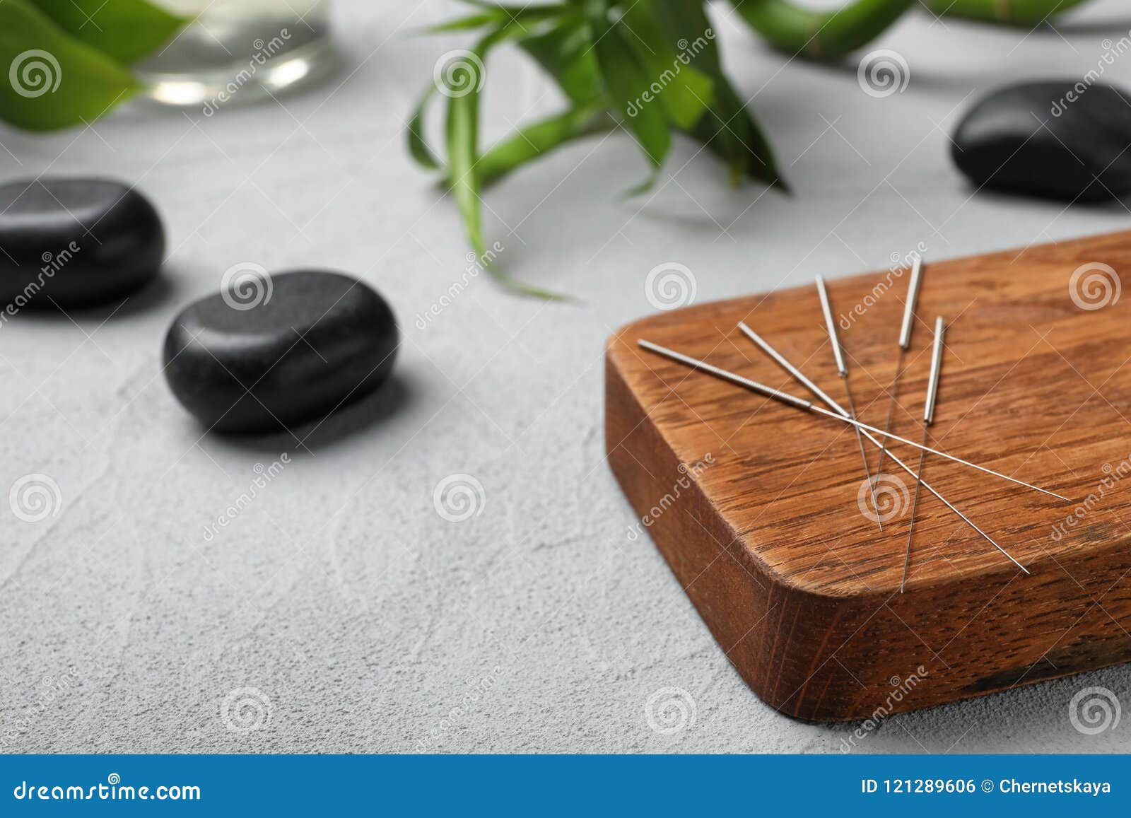 Board with Needles for Acupuncture Stock Photo Image of needles