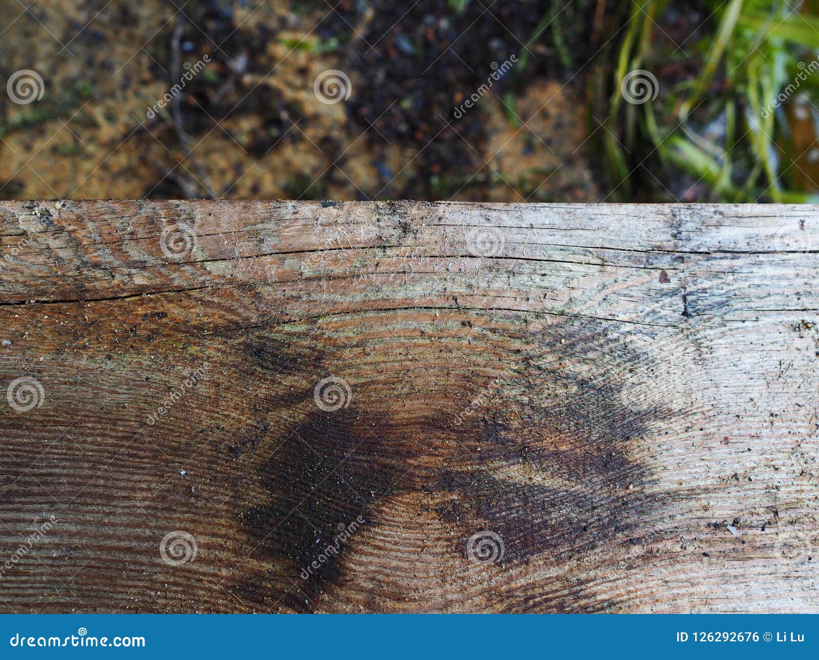 Board from the old bridge stock photo. Image of textured 126292676