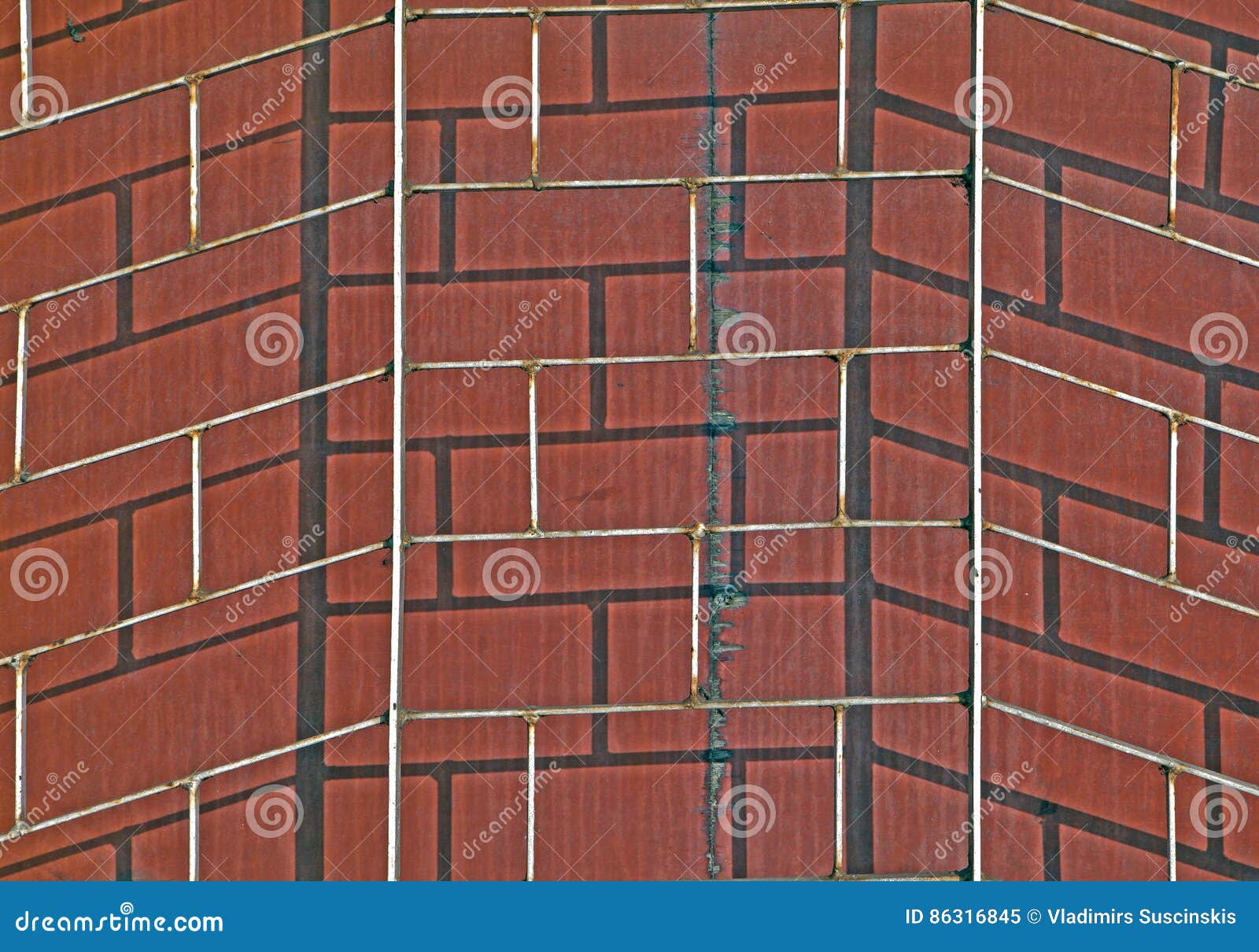 Boarded window with bars stock image. Image of detail 86316845