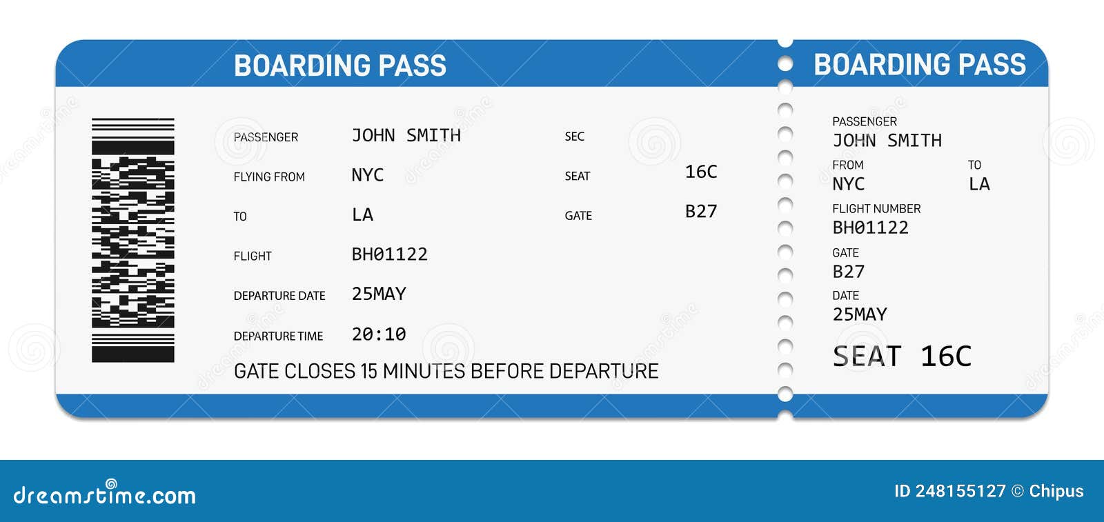 flight boarding pass