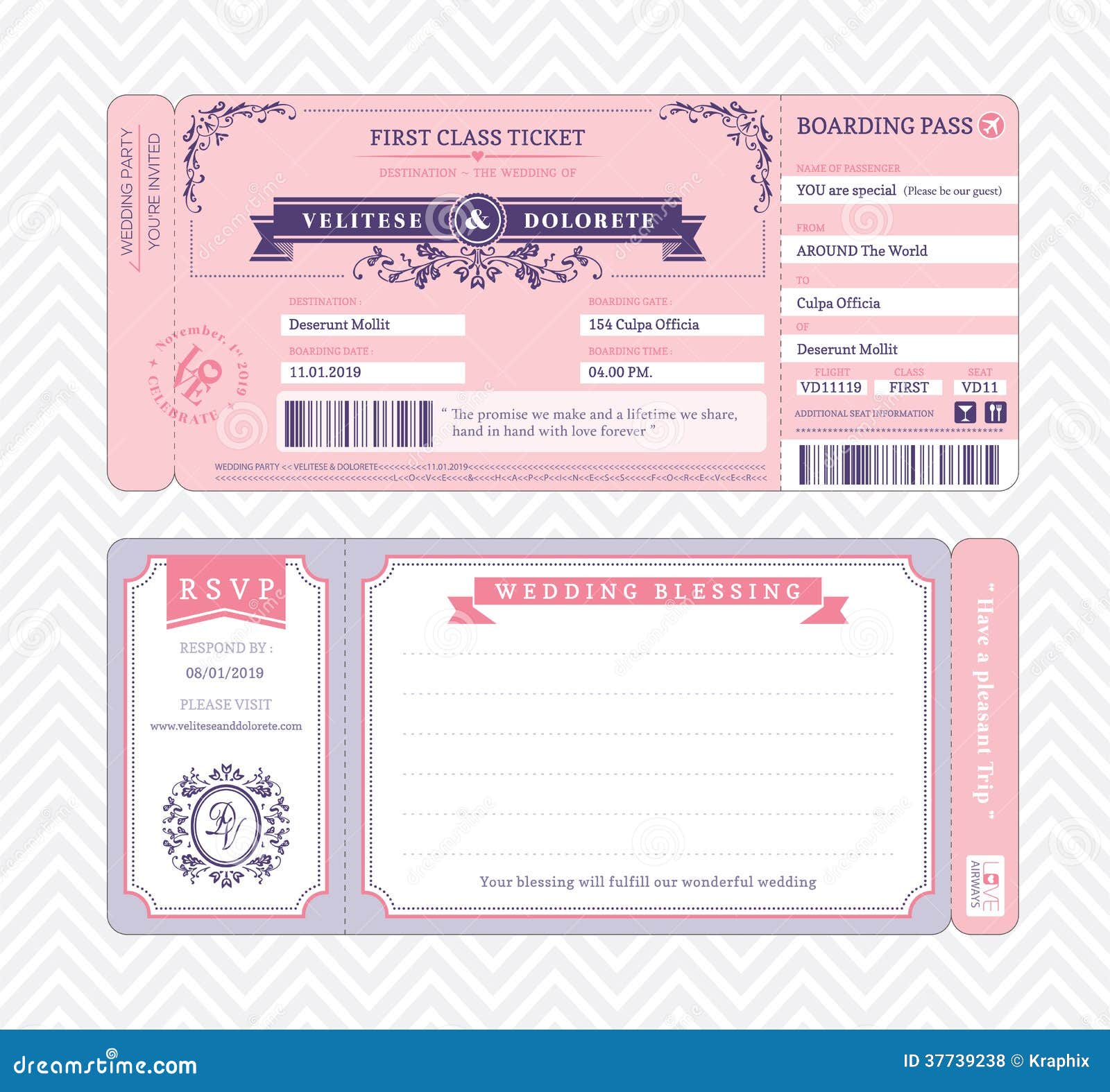 Passport Invitations Template Free from thumbs.dreamstime.com