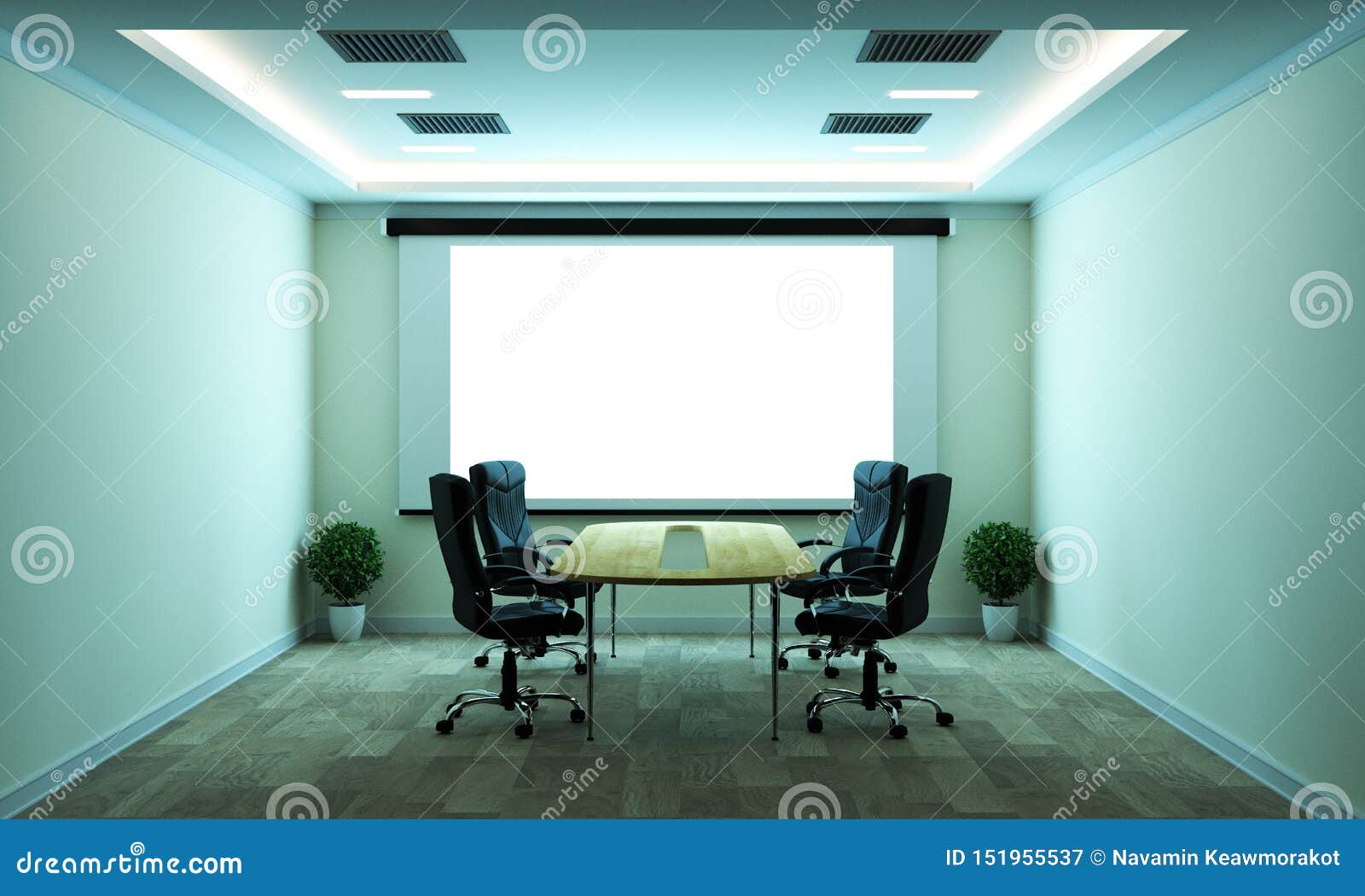 Boardroom Meeting Room And Conference Table Modern Style