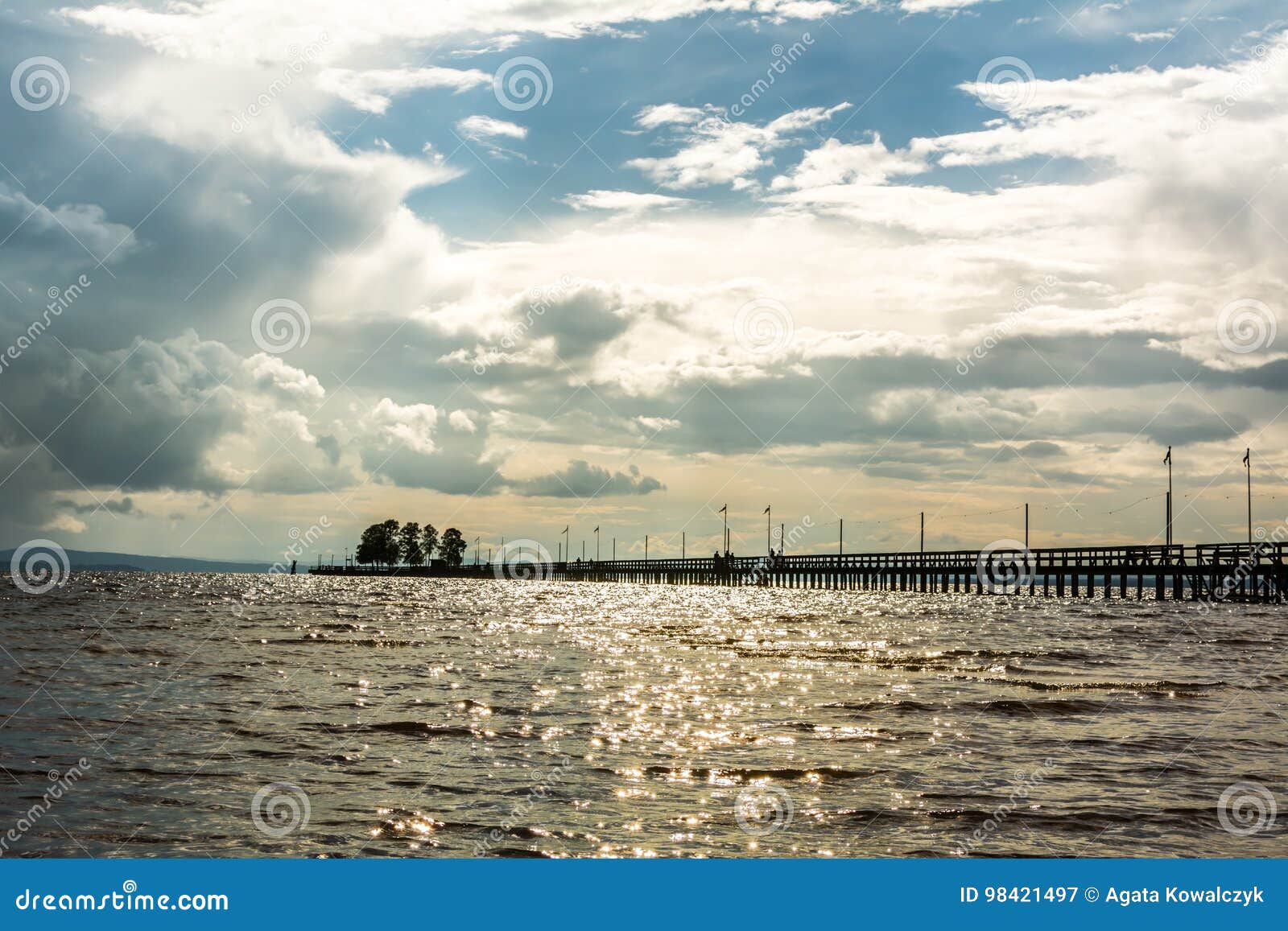 boardwalk in rattvik, sweden.