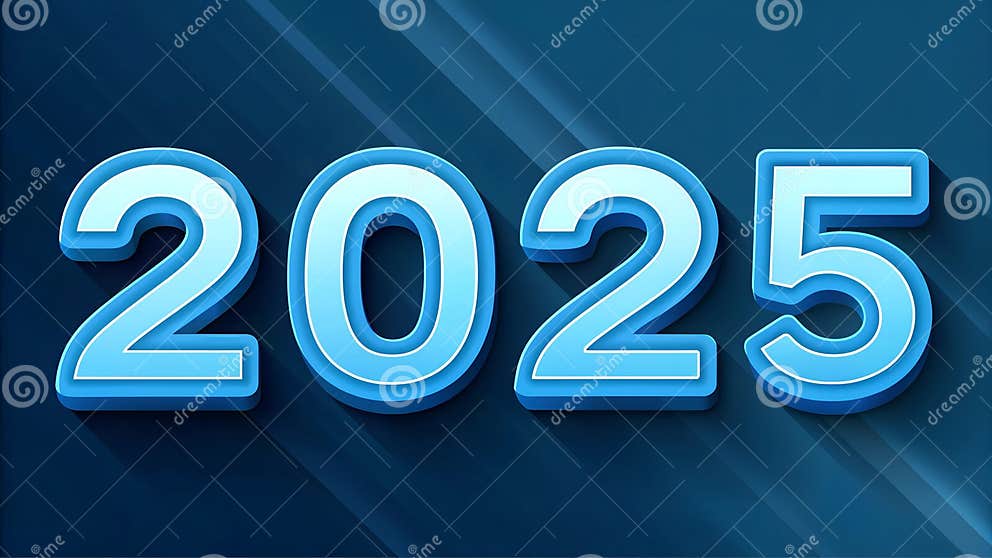 Boasvindas 2025 Vermelho 2025 Novo Ano Feliz Novo Ano 2025 Imagem de