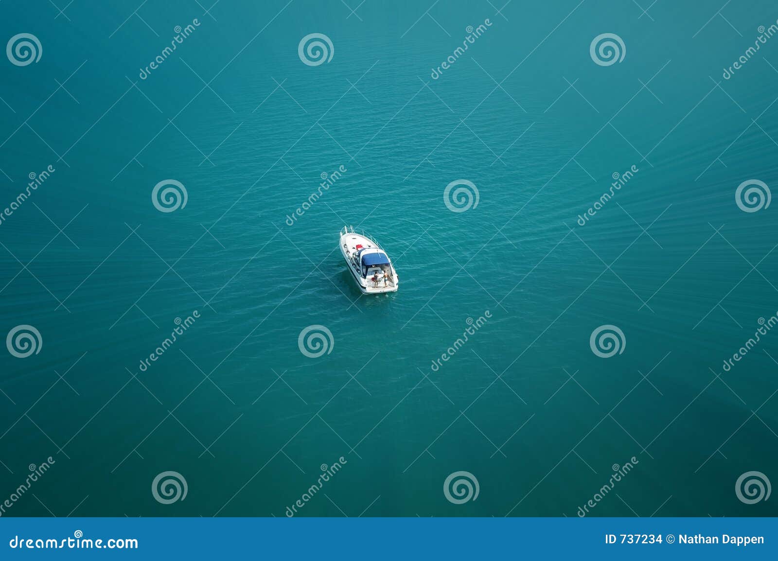 boat in adriatic sea