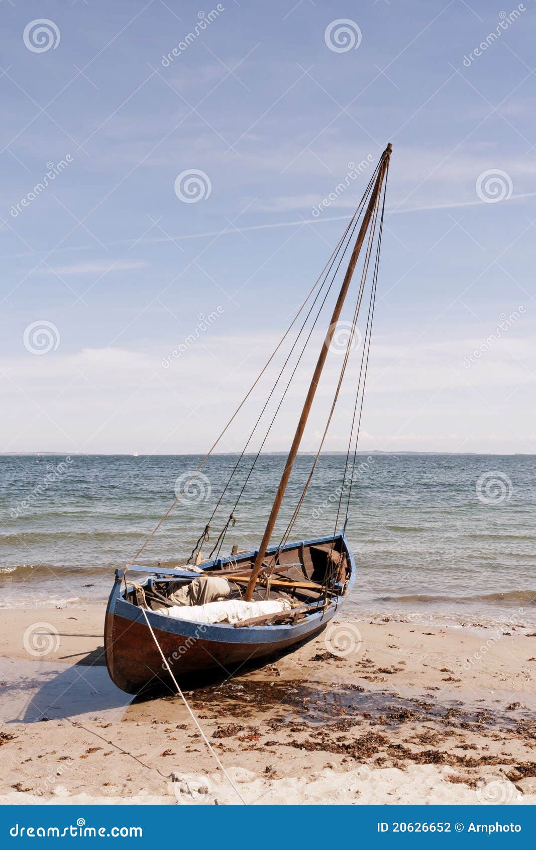 Boat On The Beach Stock Photography - Image: 20626652