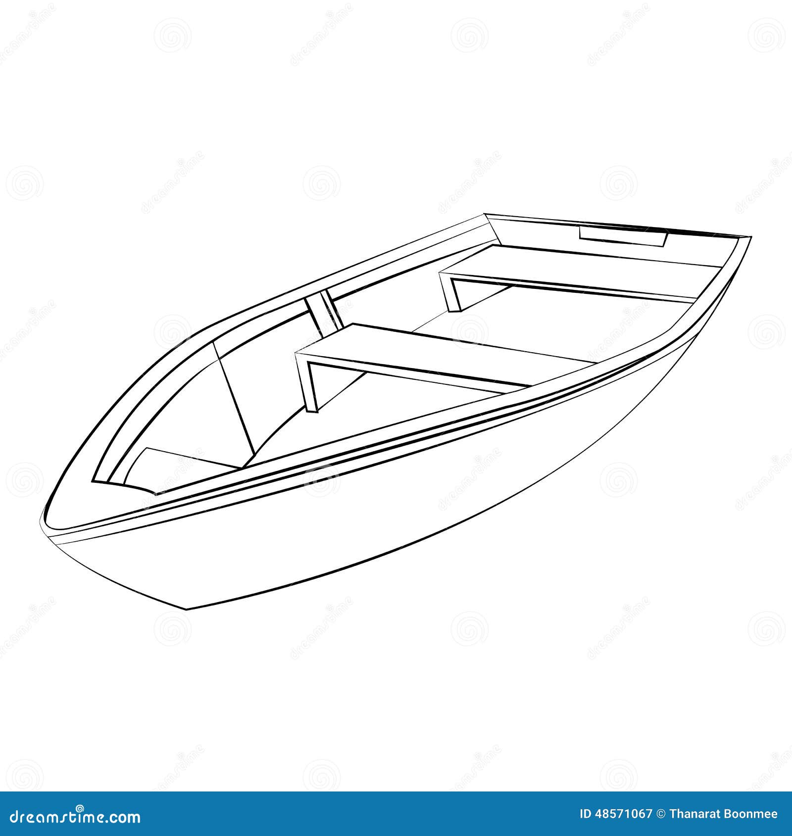 boat outline clipart - photo #35