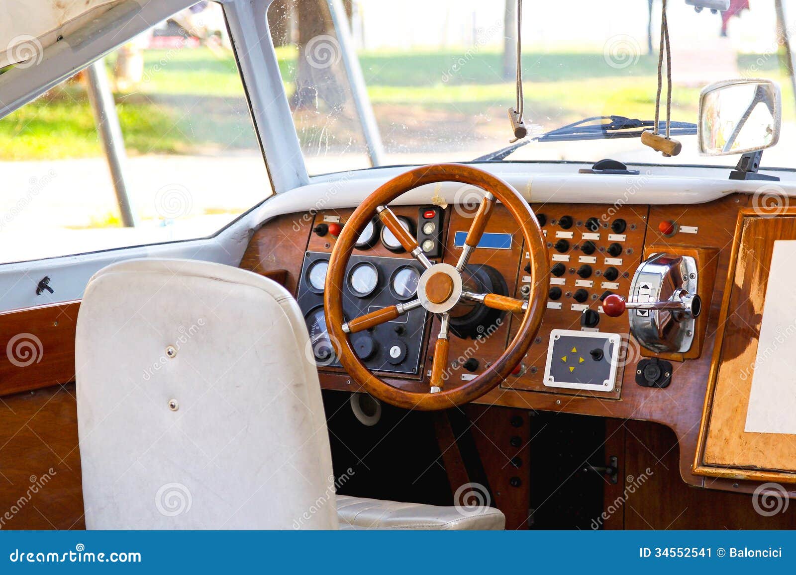 Boat Dashboard Stock Image - Image: 34552541