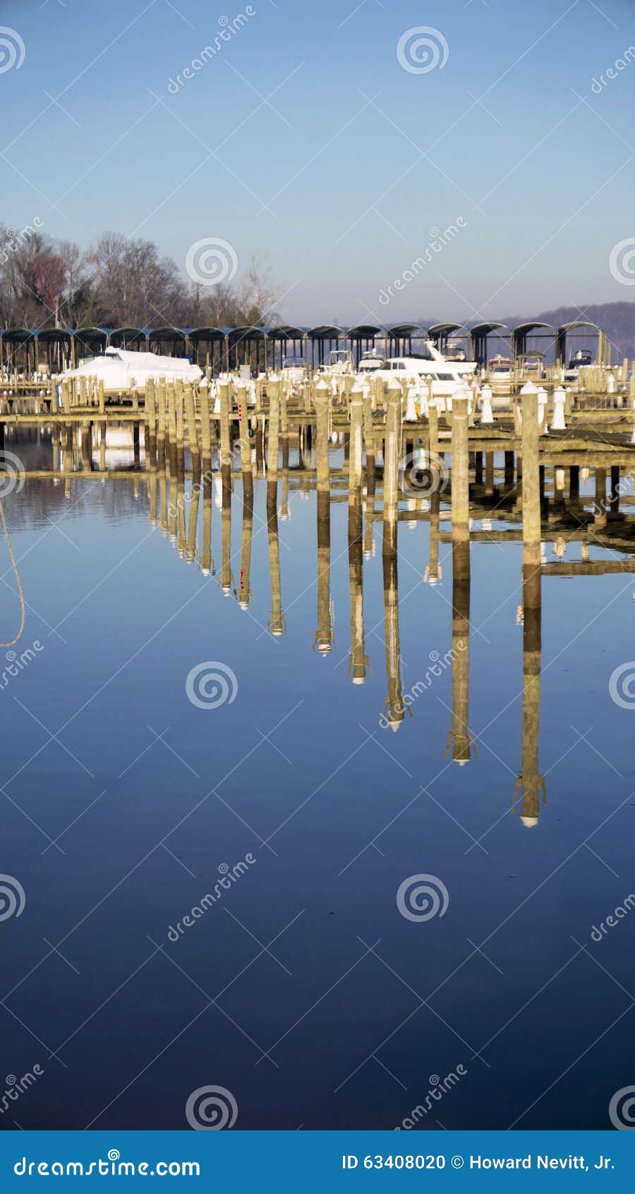 Boat docks in Virginia stock photo. Image of hold, spiral 63408020