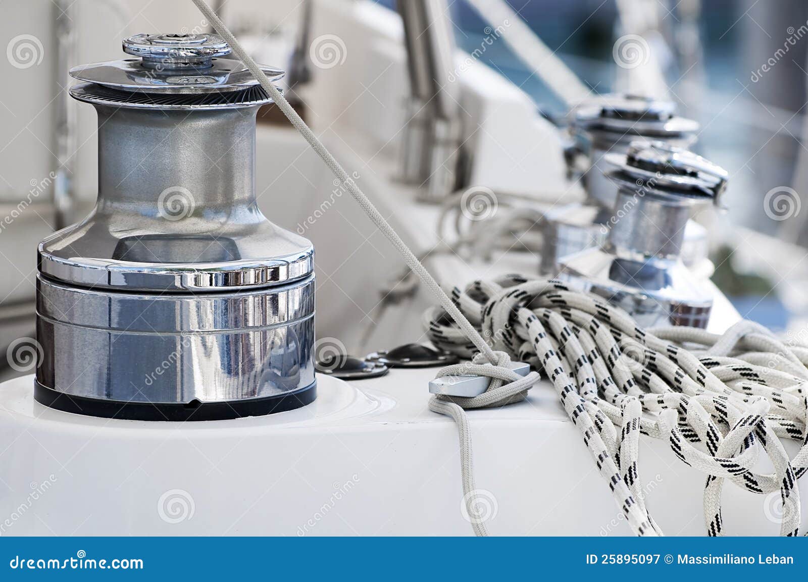Boat equipment stock image. Image of nautical, yachting 25895097
