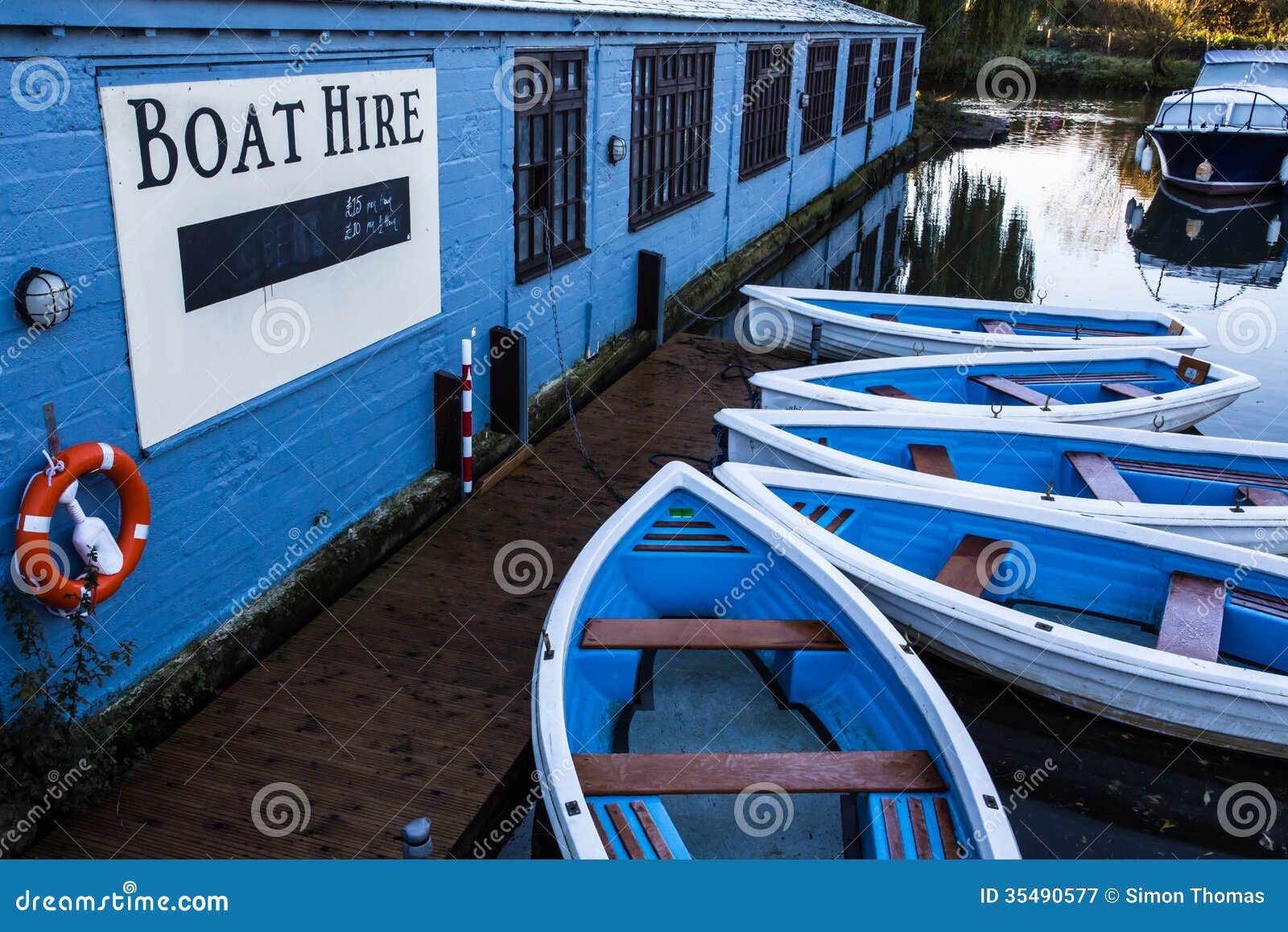 Boat Hire stock image. Image of cotswolds, charge, boat 35490577