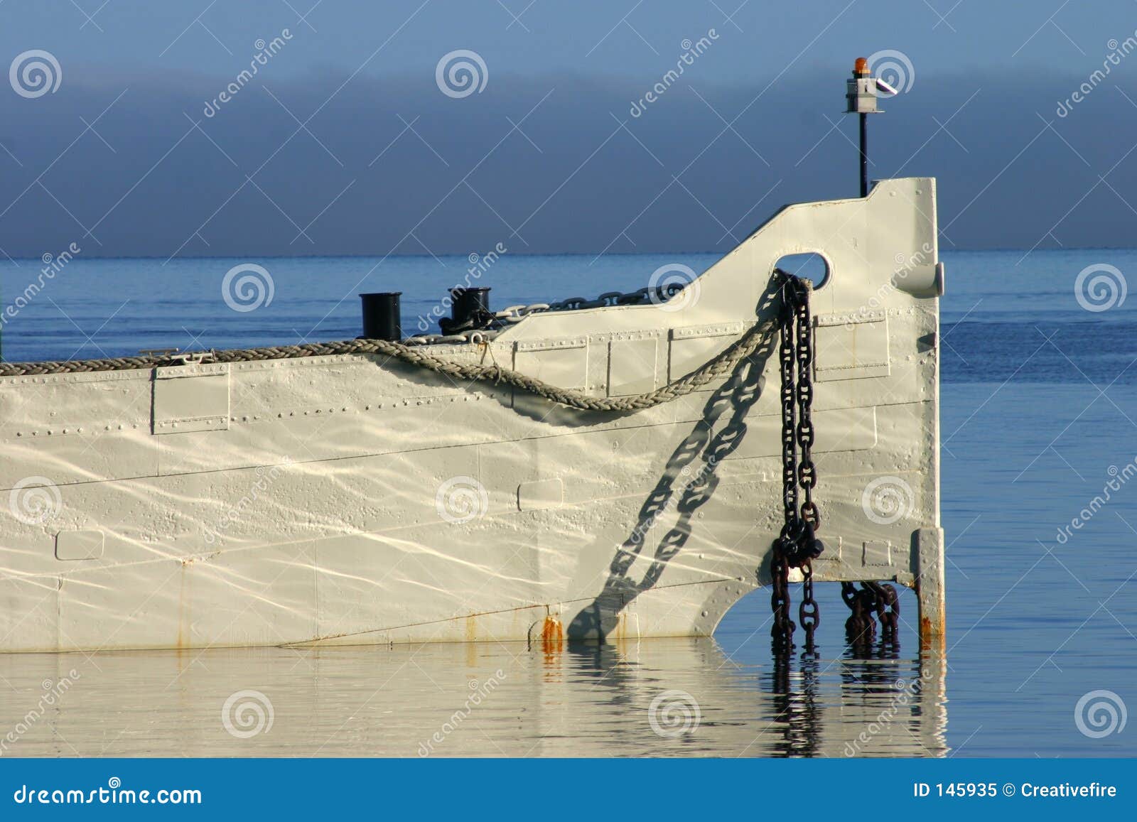 Boat Hull Anchor Chains Royalty Free Stock Photo - Image 