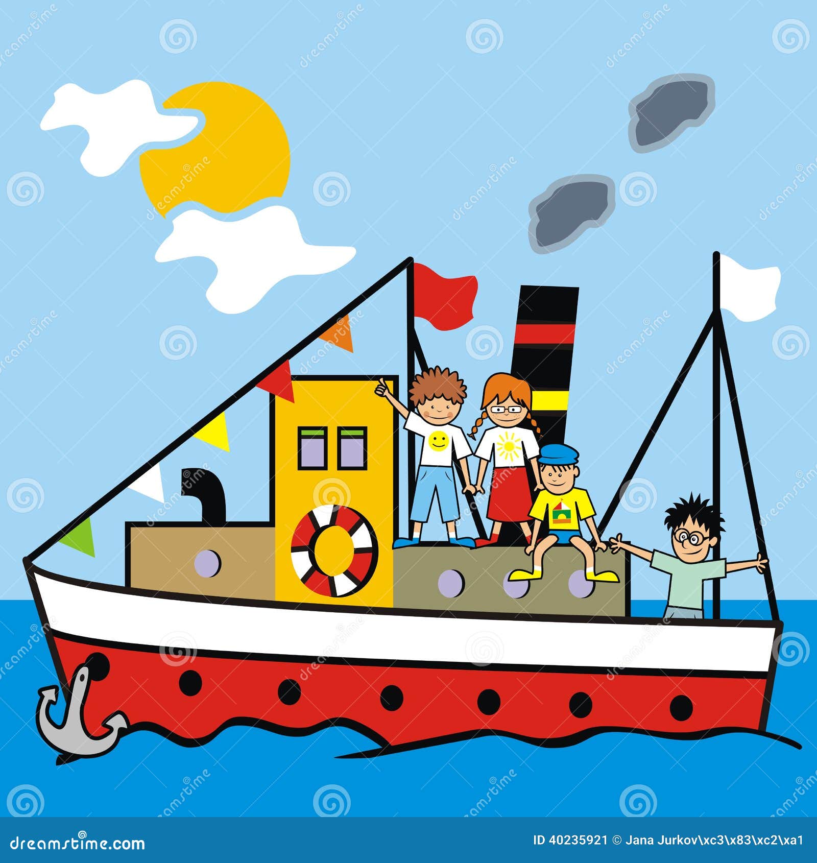 boat trip clipart - photo #40