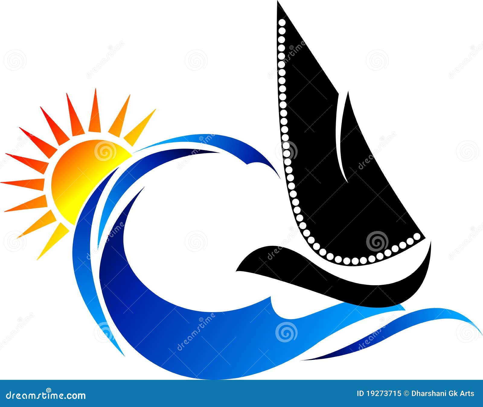 Boat logo stock vector. Illustration of company, beauty 