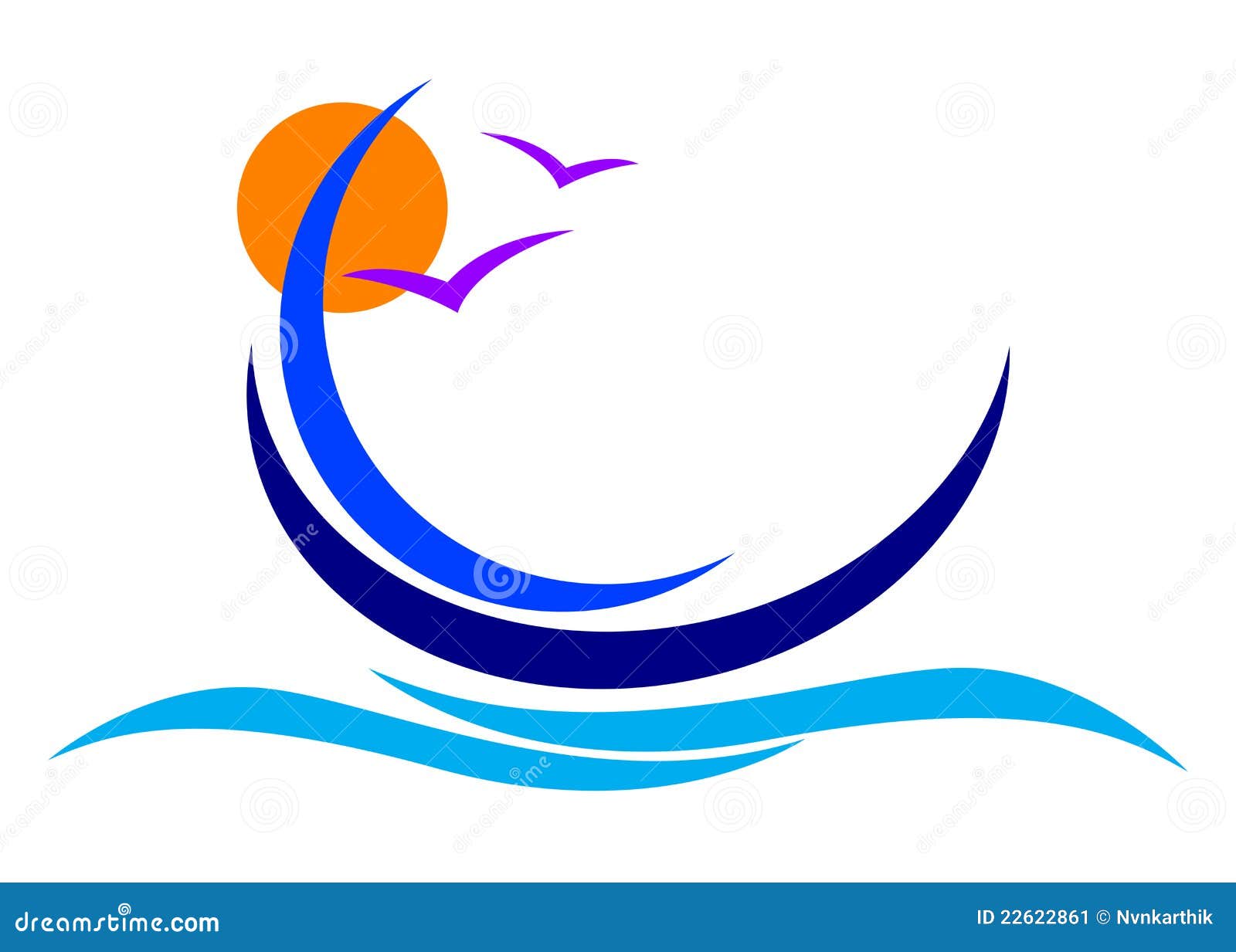 Boat logo stock vector. Illustration of ship, illustration 