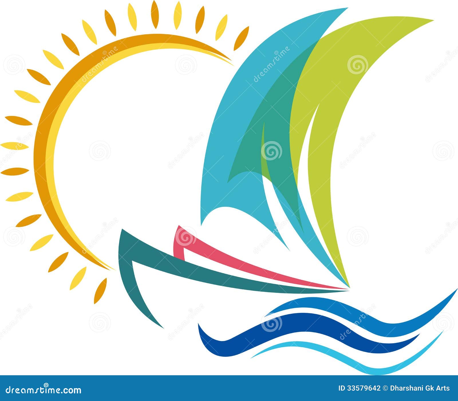 Boat Logo Stock Photography - Image: 33579642
