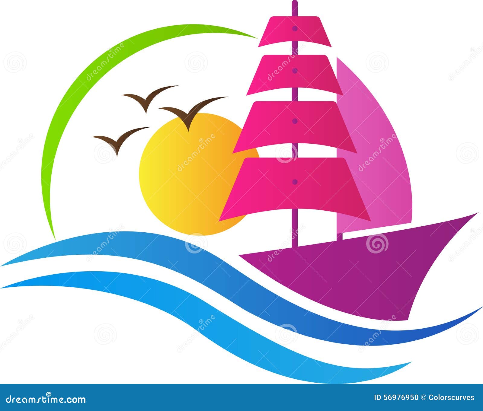 Boat logo stock vector. Illustration of icon, logotype ...