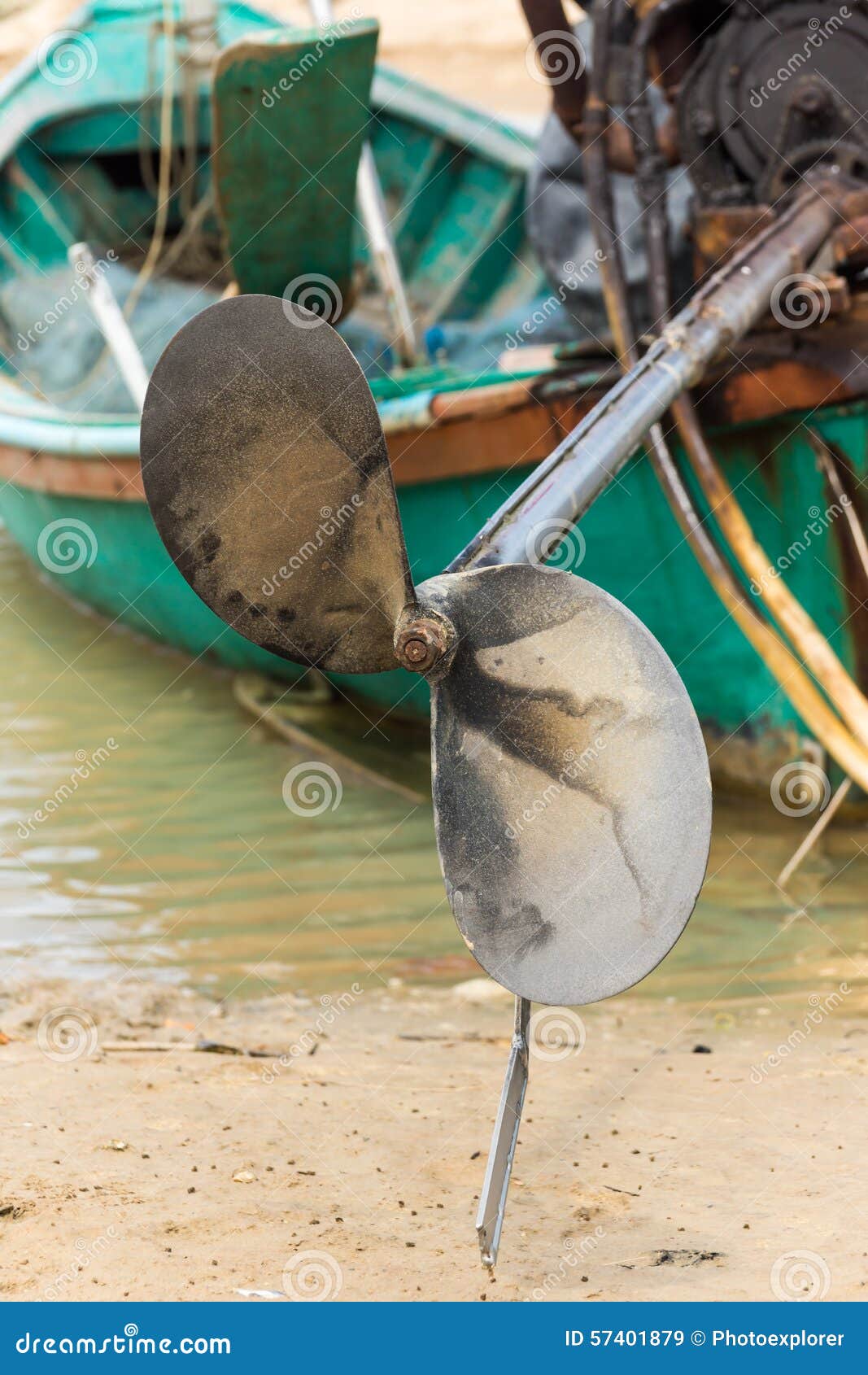 Boat propeller stock image. Image of transport, industrial 57401879
