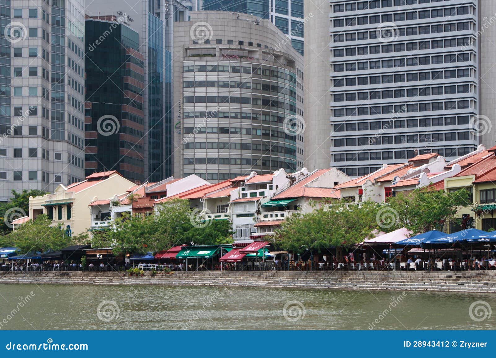 Boat Quay editorial photography. Image of cityscape, asia 28943412