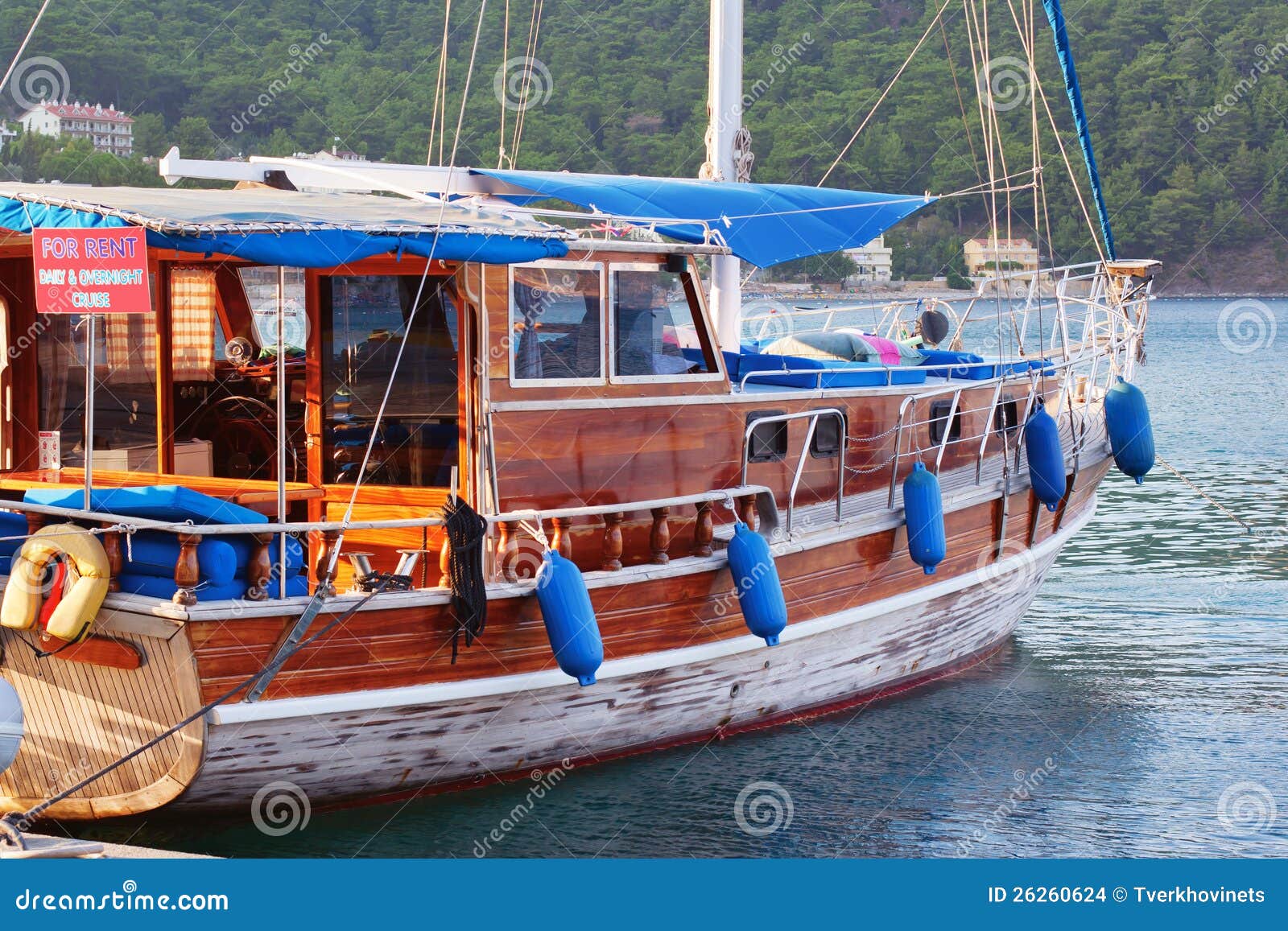 Boat for rent stock photo. Image of rent, blue, relaxation 26260624