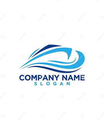 Boat rent logo design 5 stock illustration. Illustration of ...