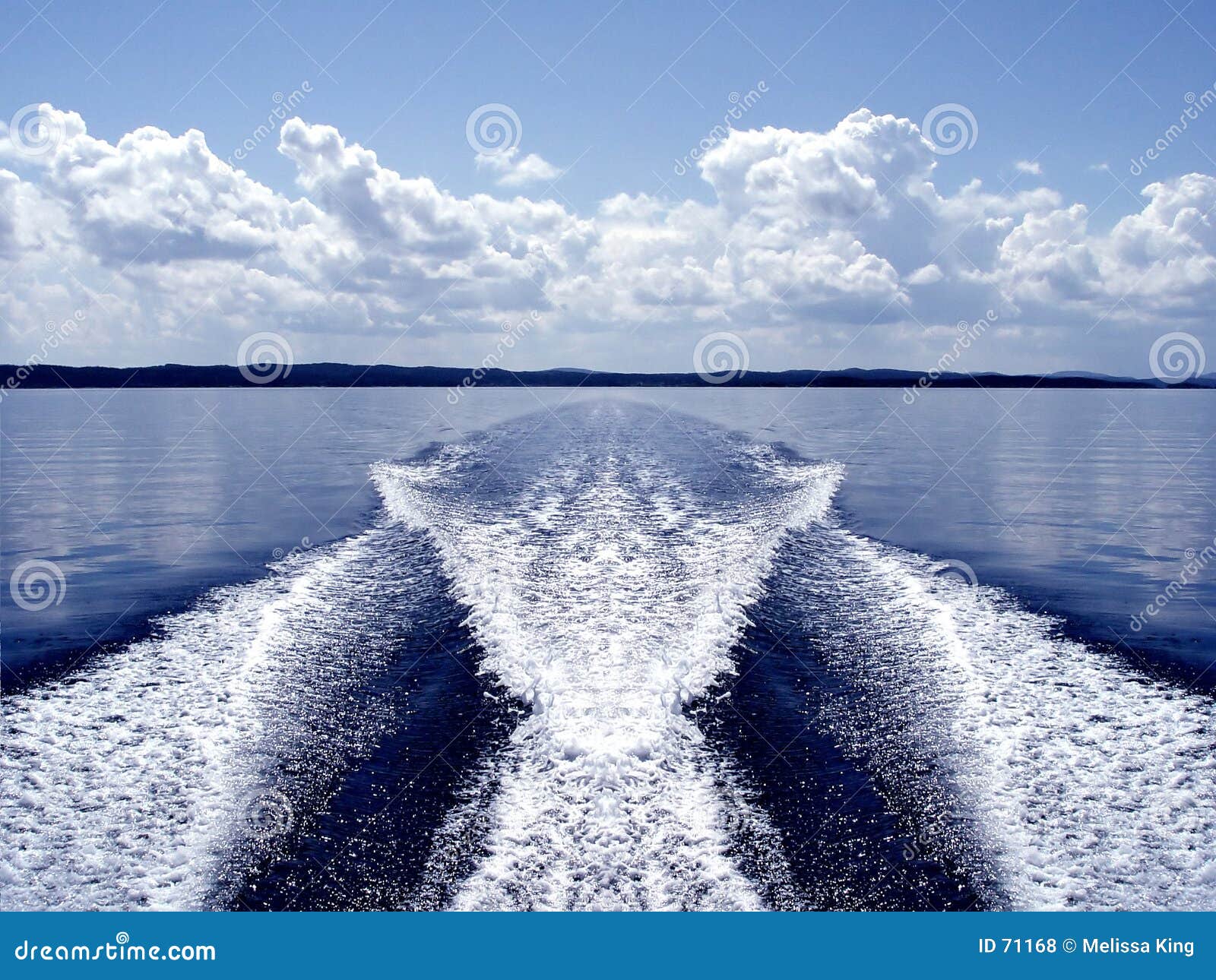Boat wake stock photo. Image of rural, riding, hills 