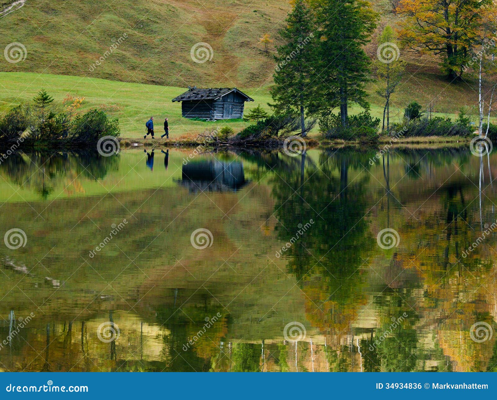 Boathouse In Bavarian Alps Stock Photo Image Of Boathouse 34934836