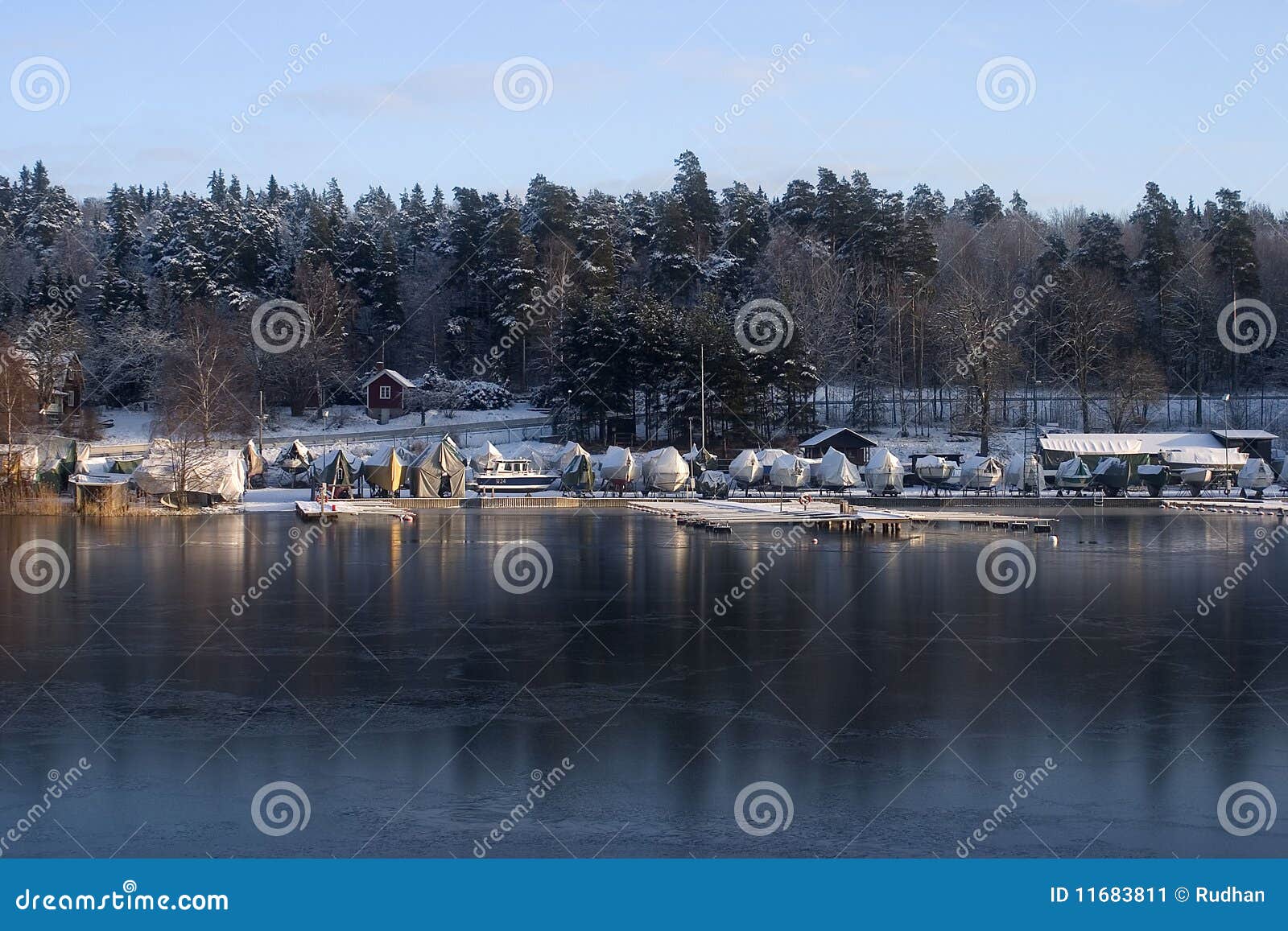 Boating club stock image. Image of hibernation, water 11683811
