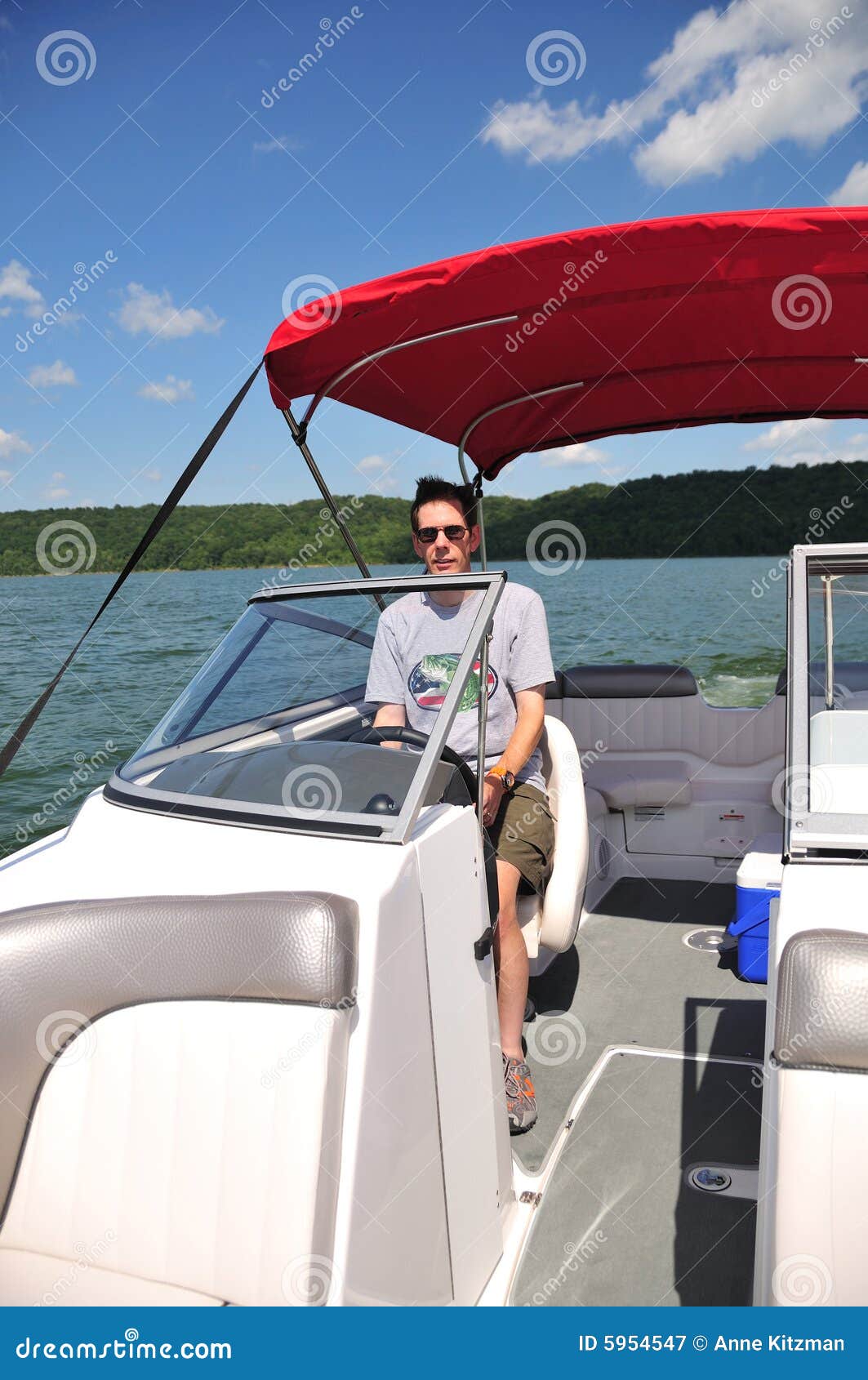 Boating in Indiana USA stock image. Image of relaxation 5954547
