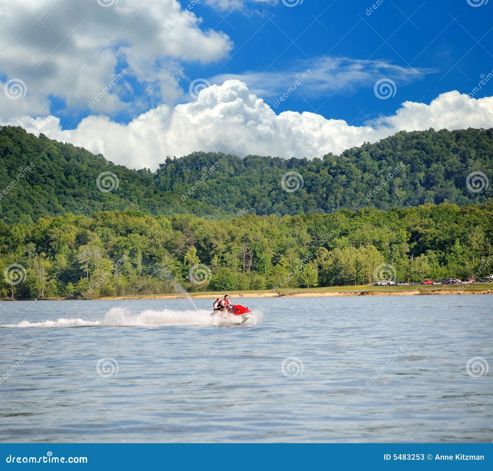 Boating in Kentucky stock image. Image of floating, mountains 5483253