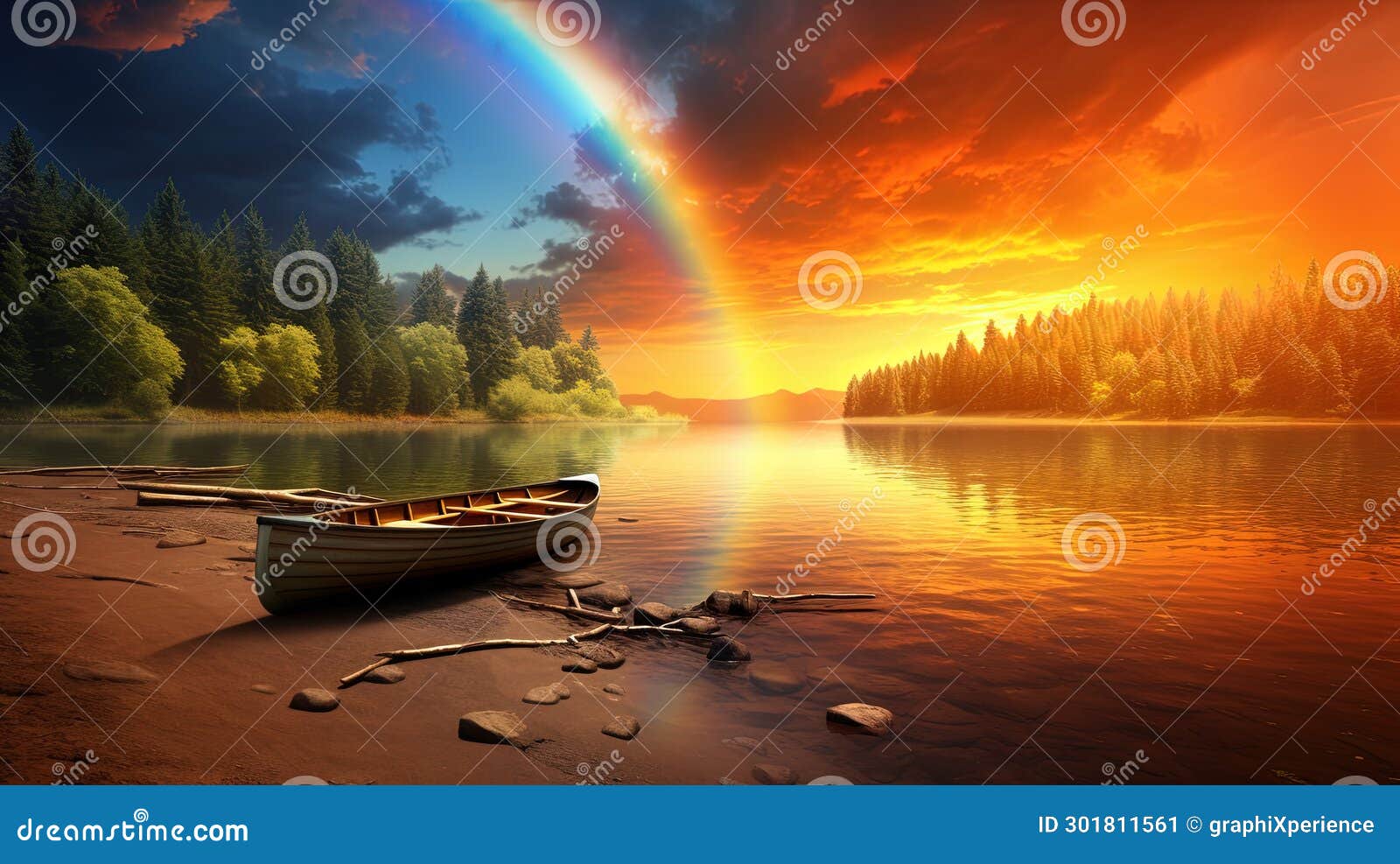 boating in mesmerizing colorscapes