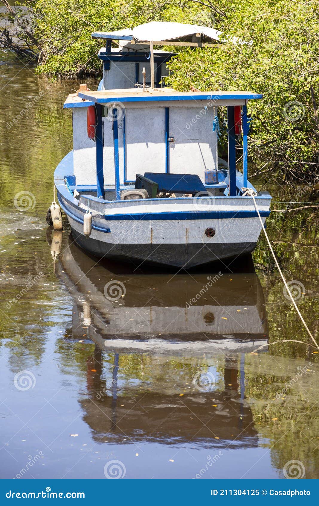 boats anchored, guaruja, sao paulo state, brazil