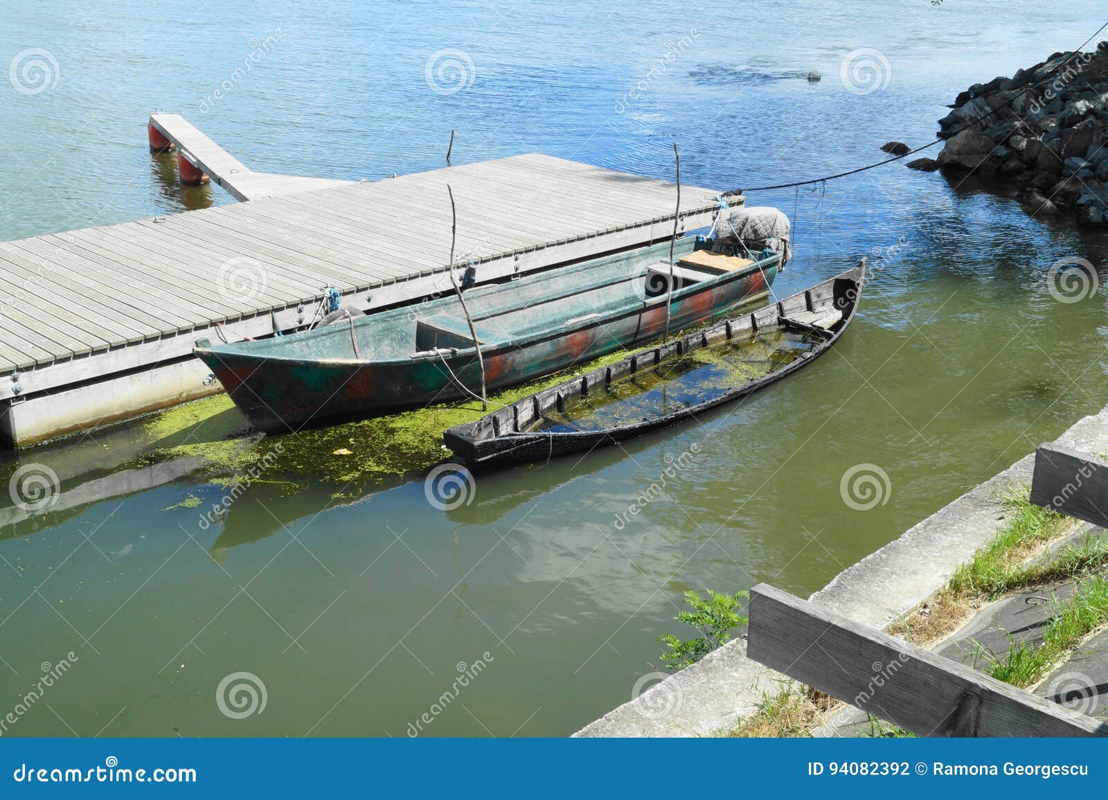 Boats anchored stock photo. Image of boat, marina, dock 94082392