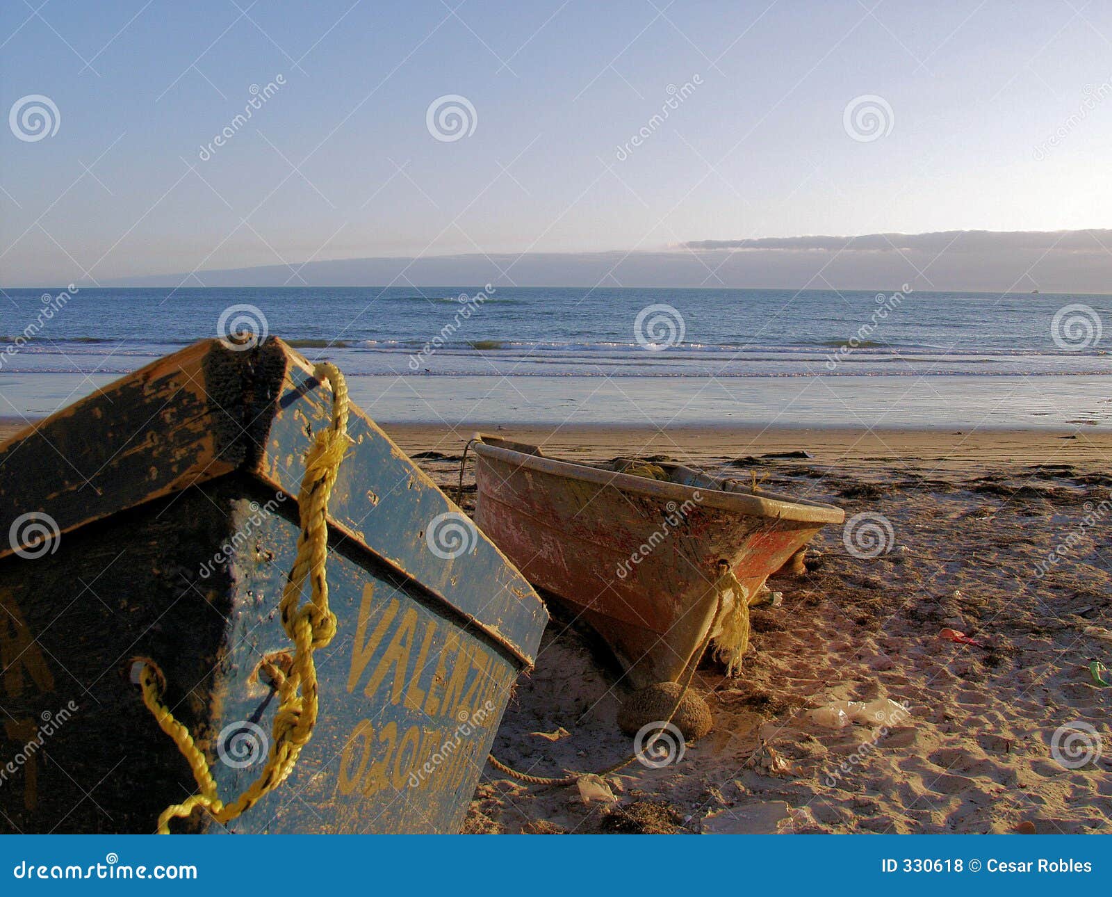 boats on the beach stock photo. image of color, saltwater