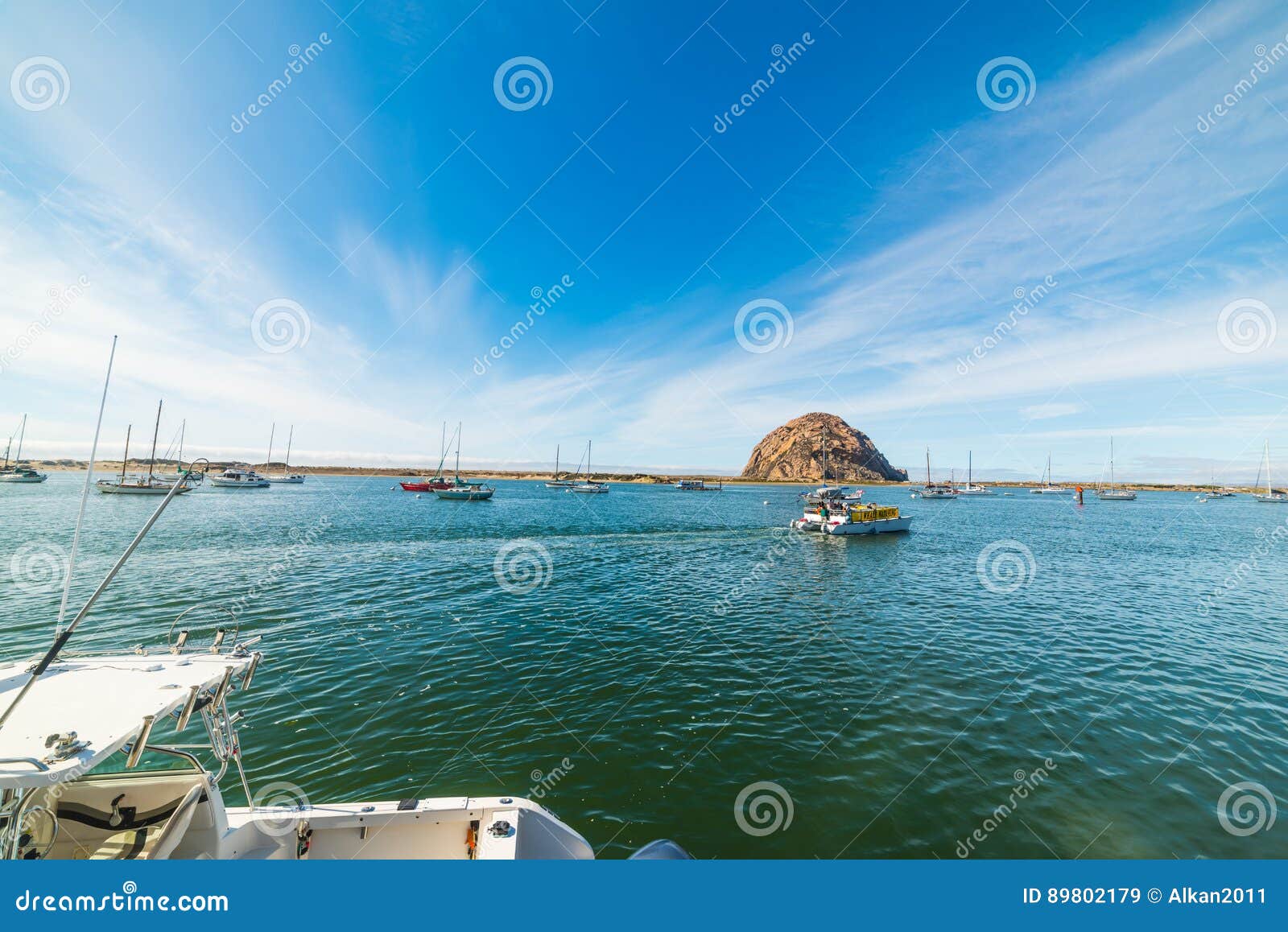 Boats in Morro Bay stock image. Image of america, exports 89802179