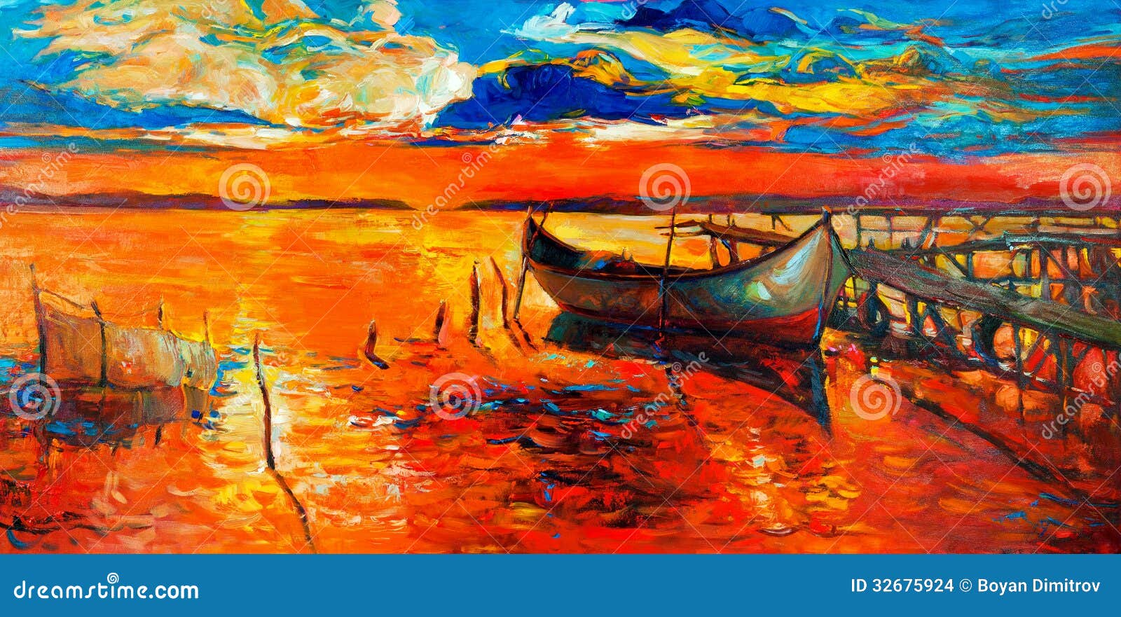 Boats And Pier Stock Images - Image: 32675924