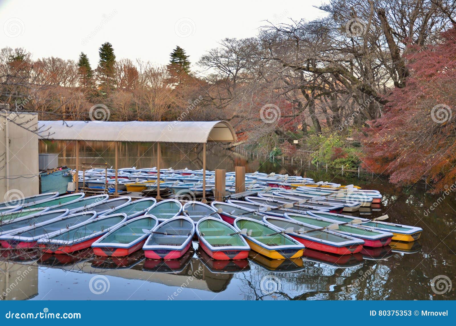 Boats On The Pond Stock Image Image Of Pond Harbor