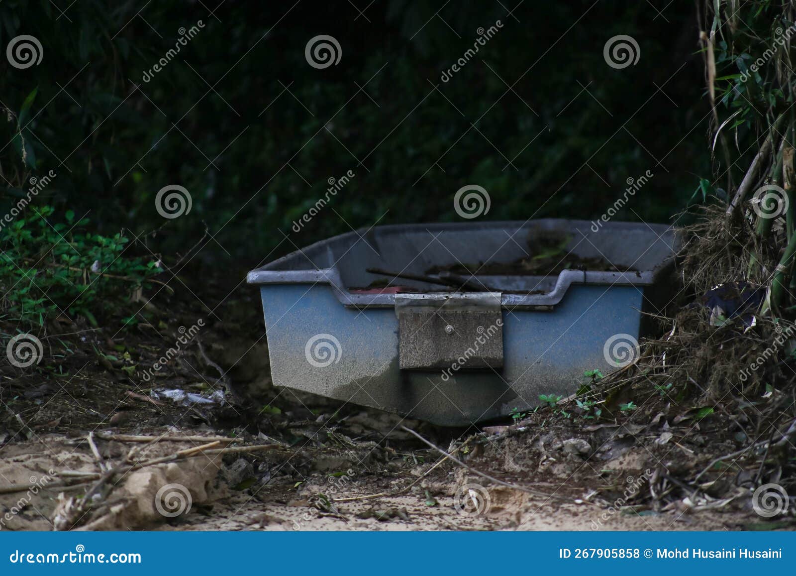 Boats of Villagers Under Trees Stock Photo Image of wood, malaysia