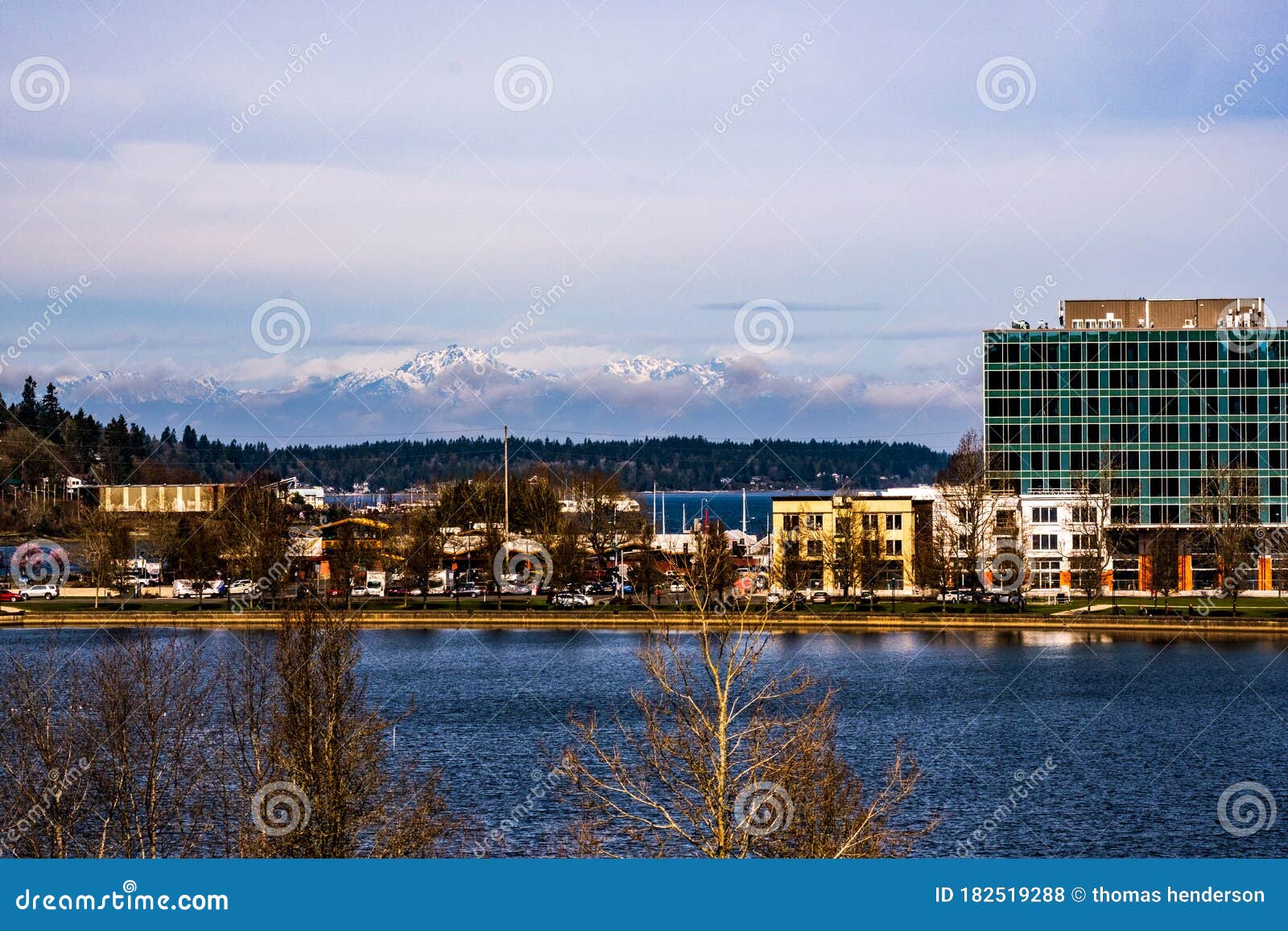 Boats On The Water In Downtown Olympia Washington On A Sunny Afternoon With Boats Stock Photo Image Of Downtown Skyline