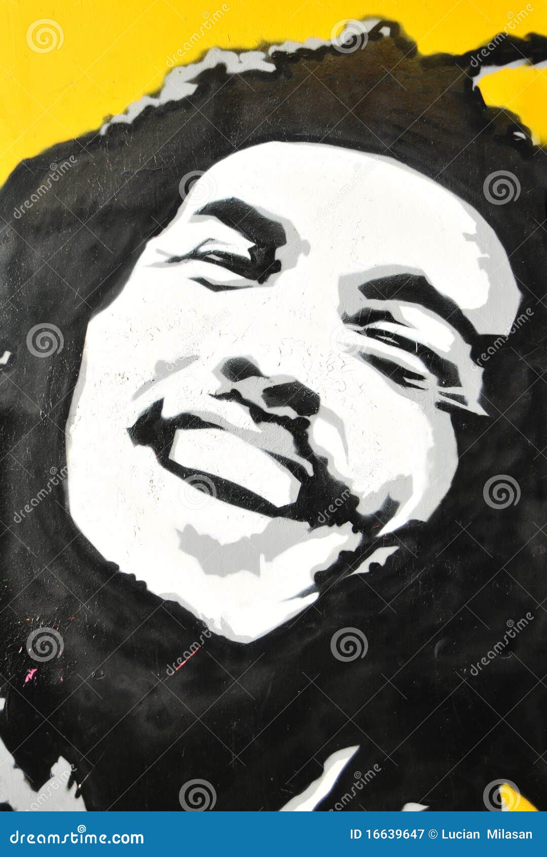 Graffiti Bob Marley Portrait Editorial Image | CartoonDealer.com #125025920