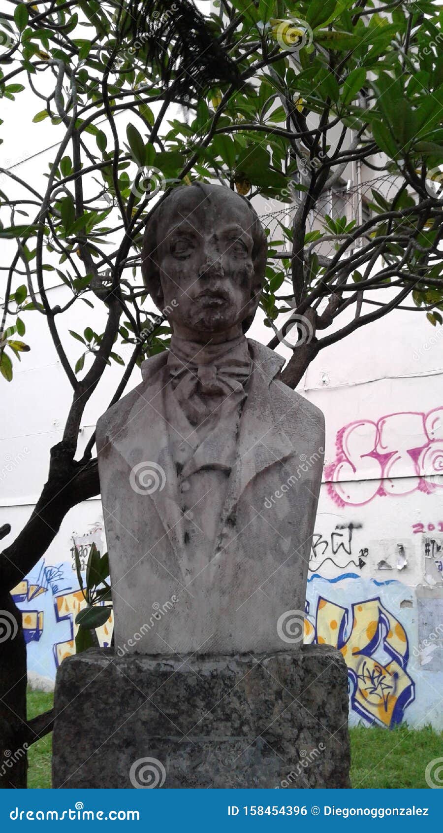 Bocage Statue In Botafogo Rio De Janeiro Brazil Stock Photo ...