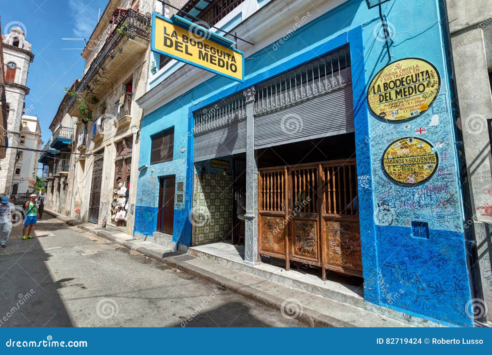 Bodeguita Del En La Habana, Cuba Imagen de archivo editorial - de hembra, ciudad: 82719424