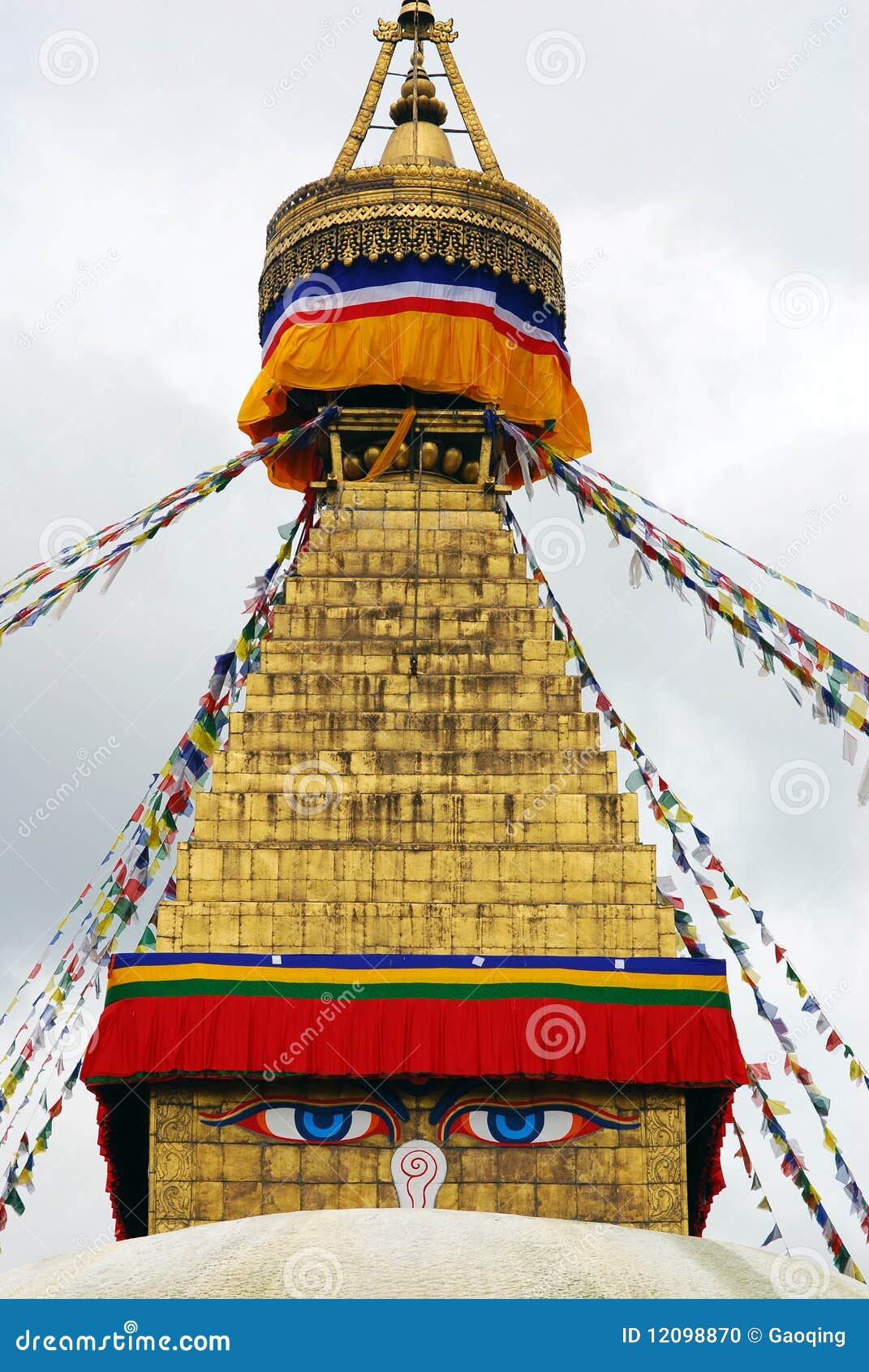 Bodhnath Stuba in Kathmandu Nepal Stock Photo Image of ancient