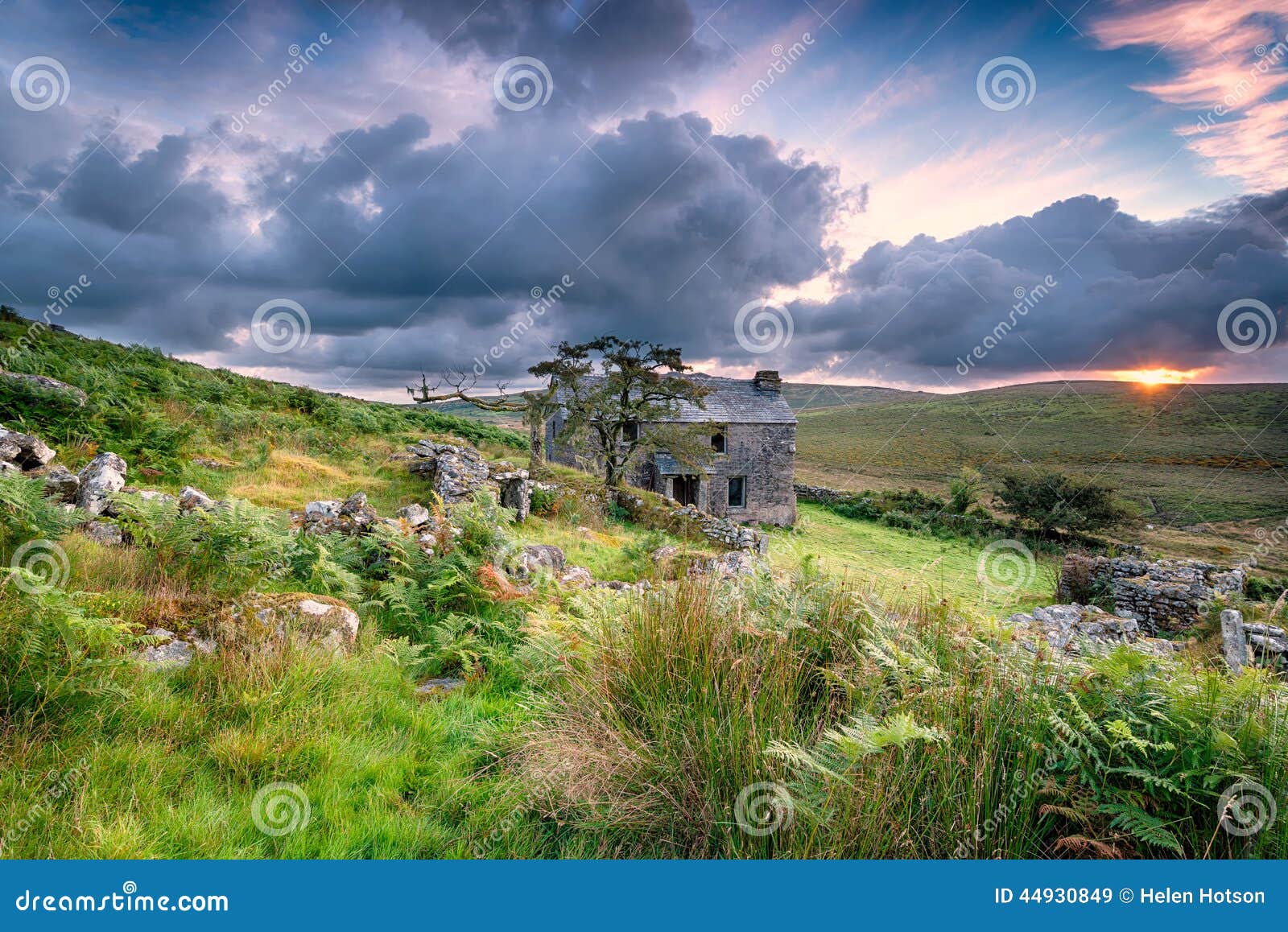 Bodmin Moor stock image. Image of dramatic, dusk, cornwall 44930849