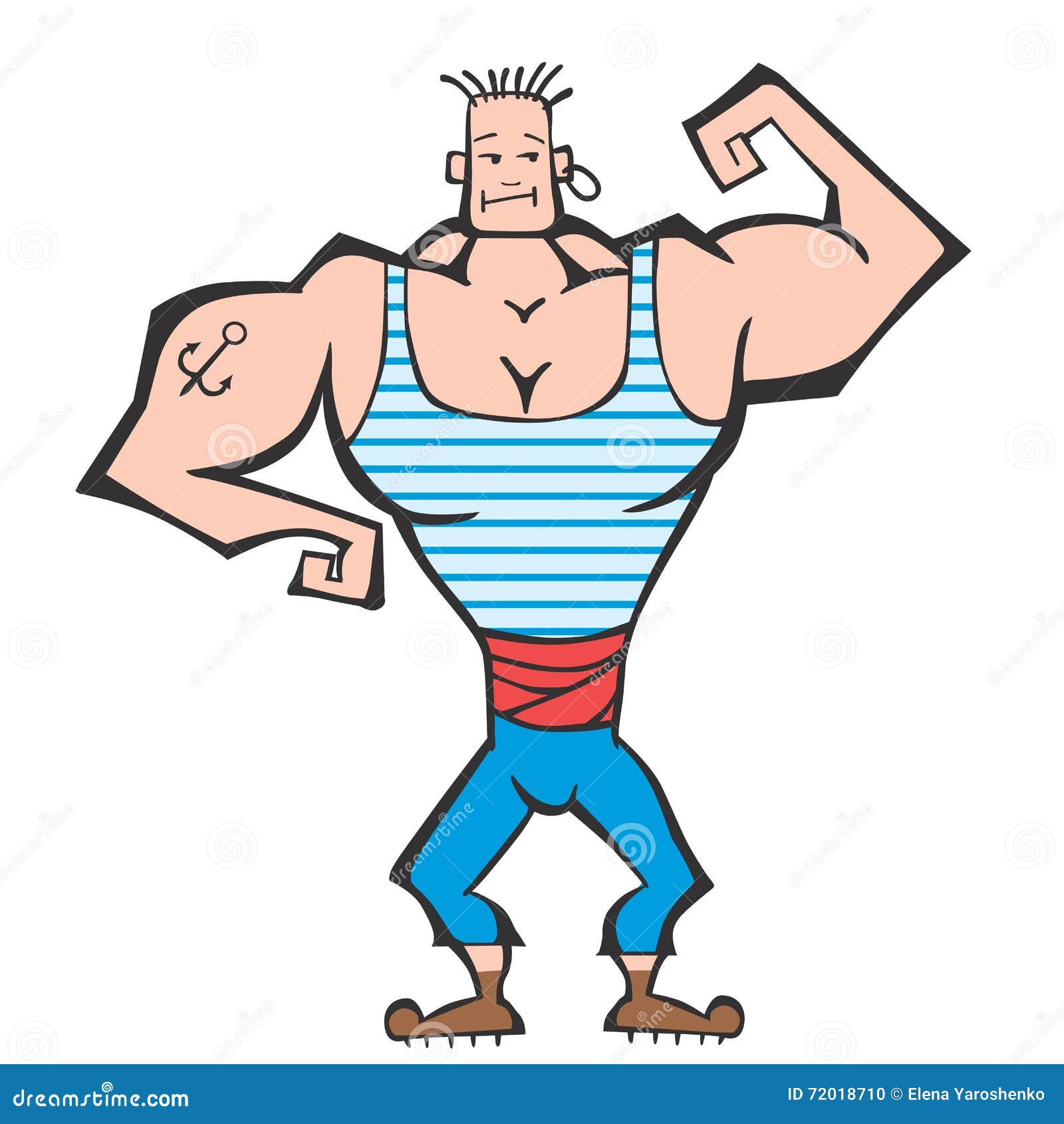 Body Builder Sailor, Strongman, Weightlifter Athlete Vector Character Stock Vector - Illustration of active, bodybuilding: 72018710 Body Builder Sailor, Strongman, Weightlifter Athlete Vector Character Stock Vector - Illustration of active, bodybuilding: 72018710