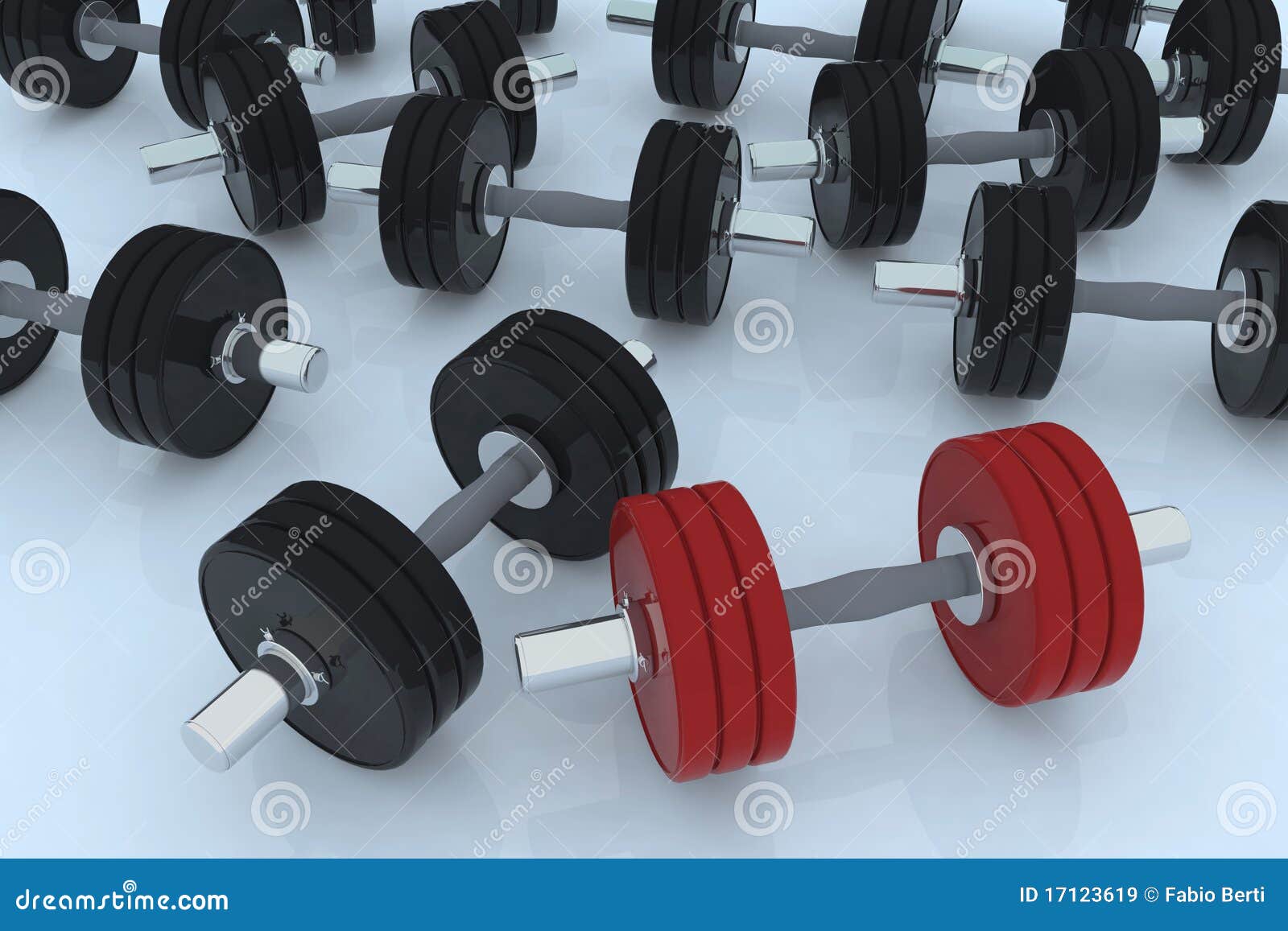Body building weight stock illustration. Illustration of background