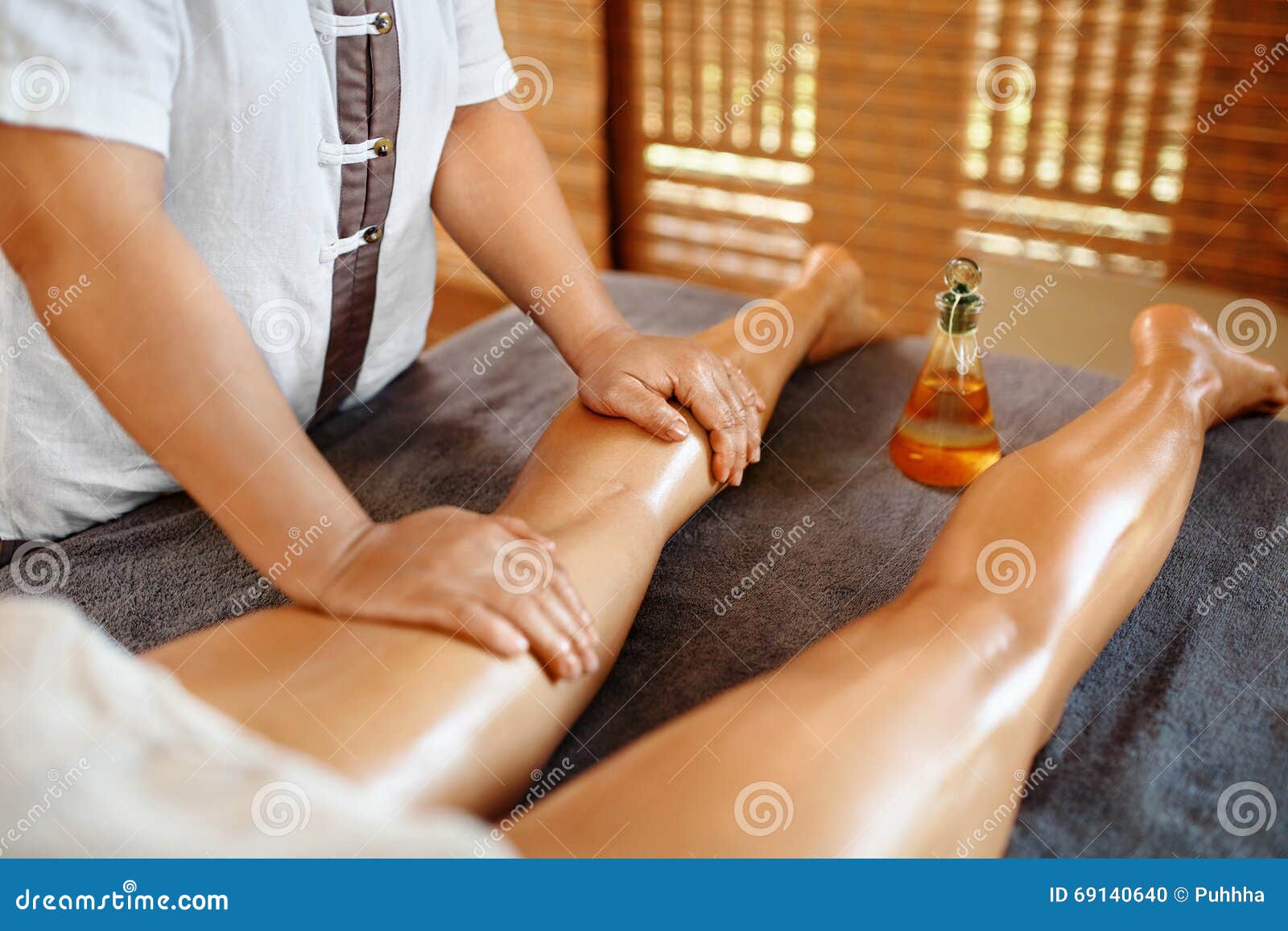 Body Care Spa Massage Therapy Woman Legs Anticell