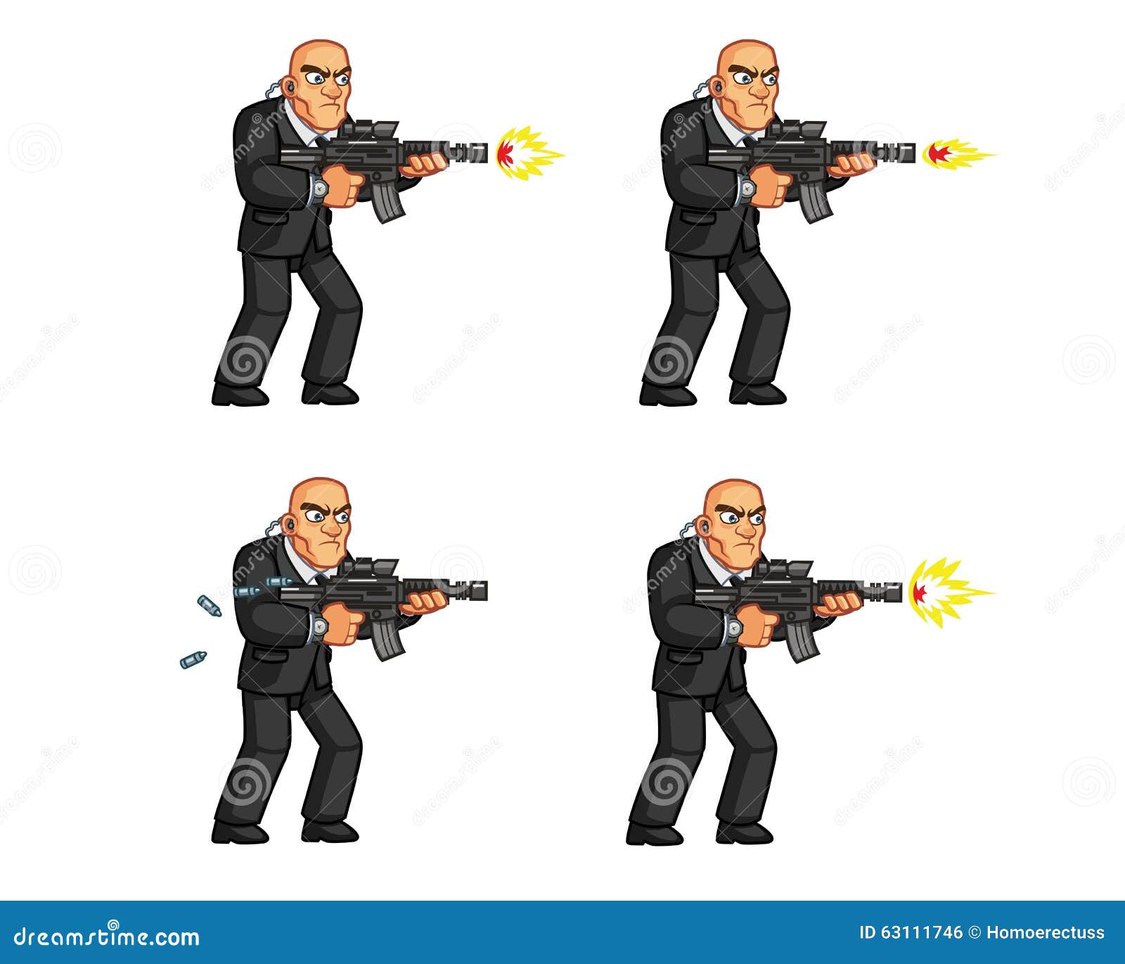 Game Gun Sprites Stock Illustrations – 15 Game Gun Sprites Stock